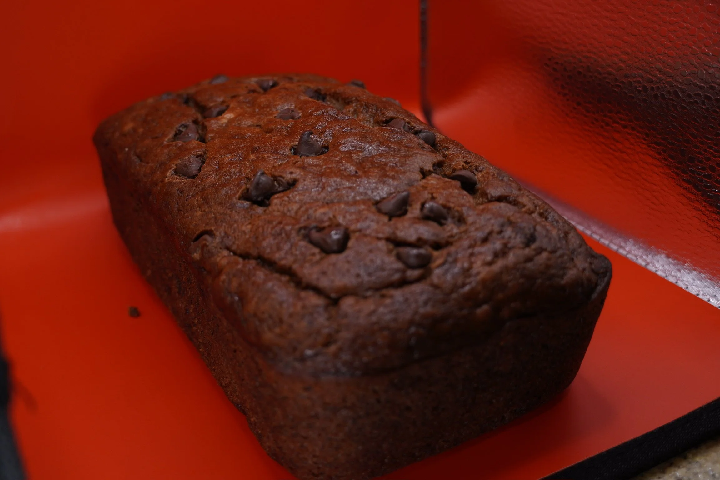 Keto Chocolate Chip Banana Bread Loaf