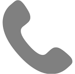 Grey Telephone icon