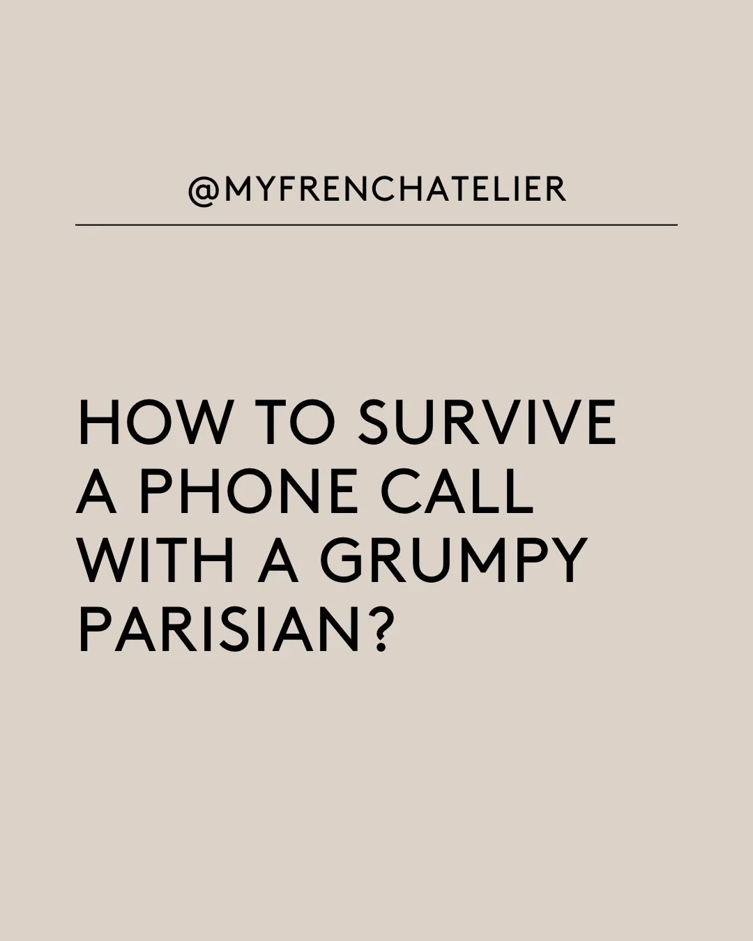 🇫🇷oui You&rsquo;re fluent.  Until the phone rings.

Suddenly you&rsquo;re back to textbook French.
They&rsquo;re speaking fast.
You panic.
They switch to English.

These are the phrases that keep you in control.

Not louder.
Just sharper.

Subscrib