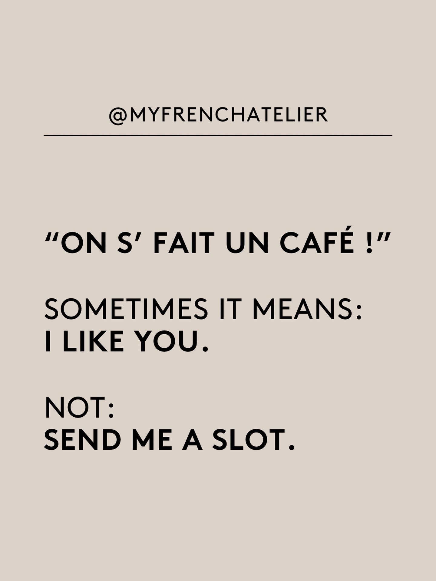 🇫🇷oui, c&rsquo;est vrai . 
How would you hear this in your language?

DM me - Coaching 🔗

#frenchhabits #french #france