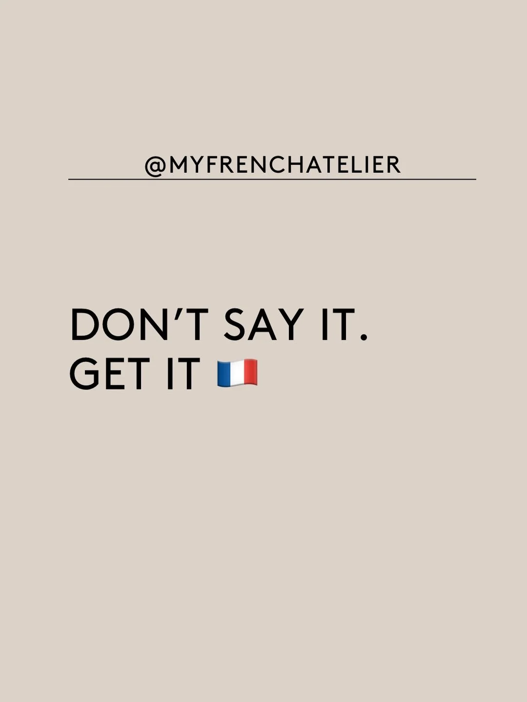 🇫🇷You&rsquo;ll hear all of these. Probably today.
&rarr; Save this.

#french #fyp #france
