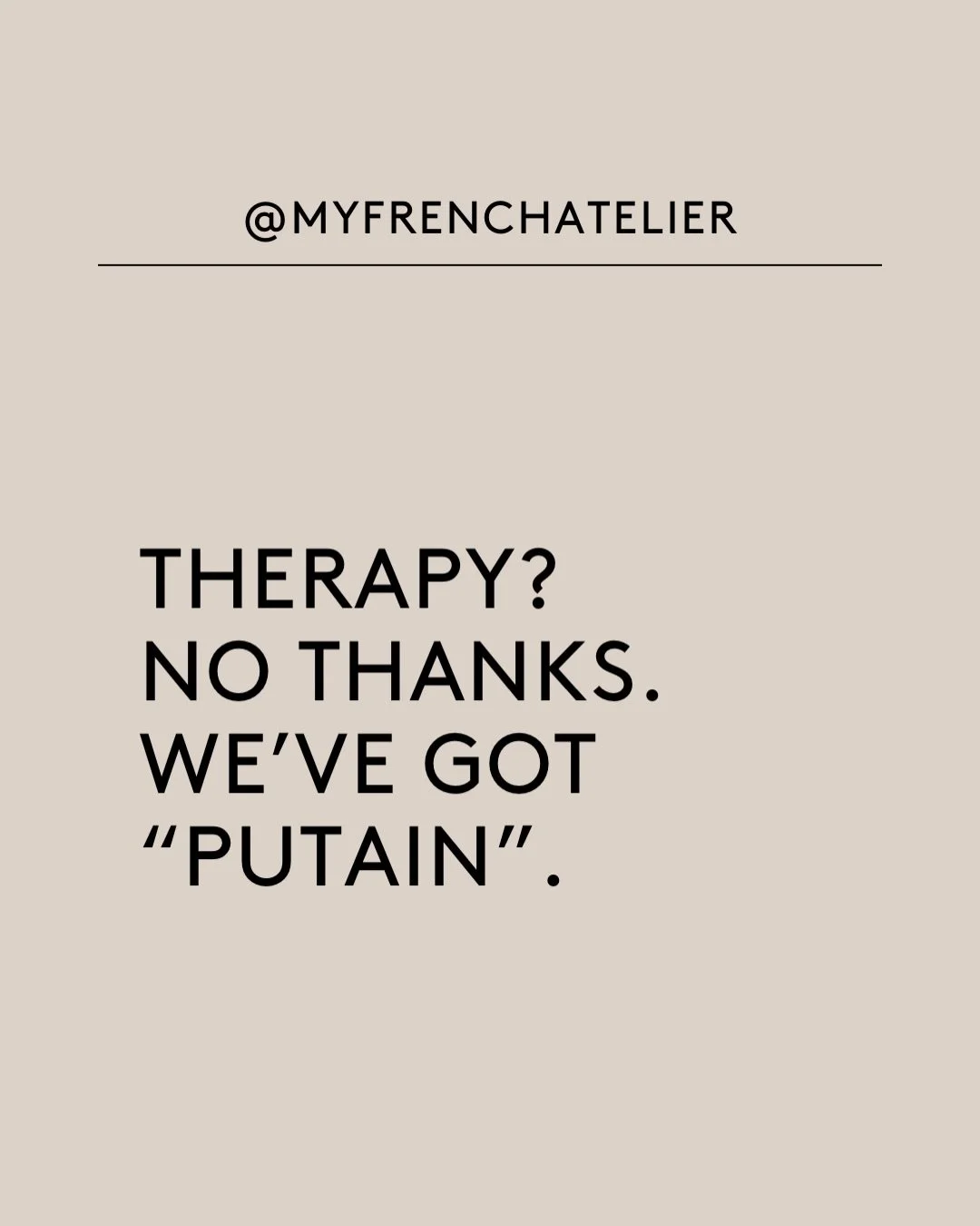 🇫🇷 PUTAIN is not just a word. It&rsquo;s a lifestyle.

Save this for you&rsquo;ll use it all day at one point.

DM &ldquo;coaching&rdquo; 
if you know your French is correct&hellip; but off.
1 spot in May.