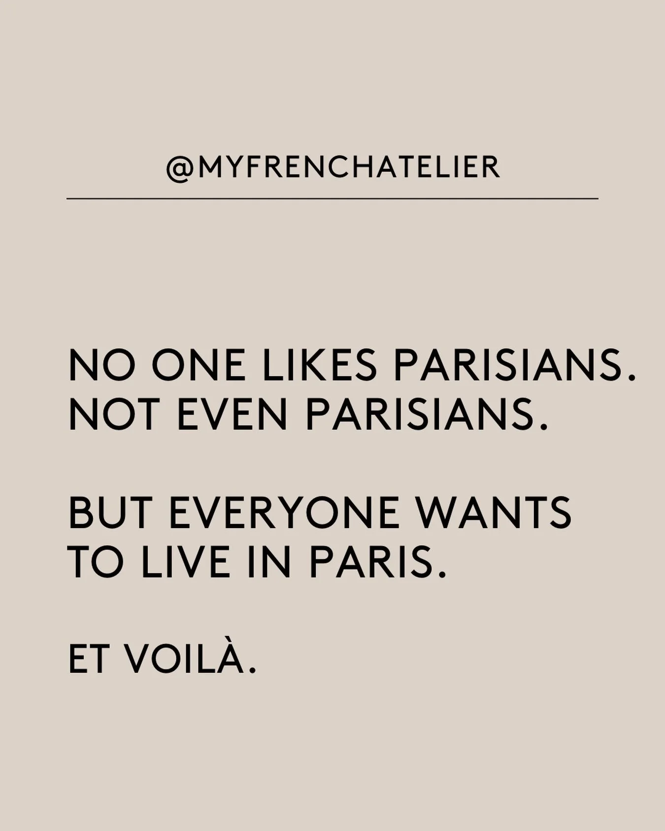 🇫🇷et voil&agrave;. You know exactly what I mean. That&rsquo;s French.

#french