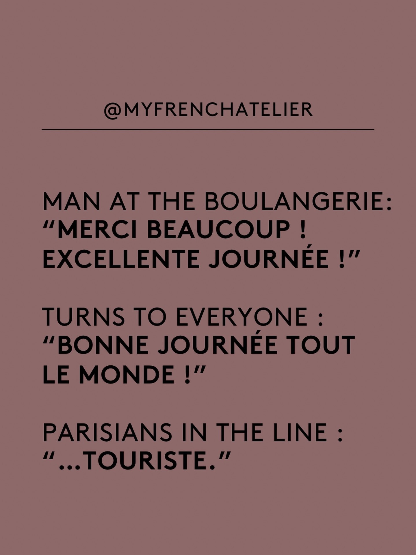 🇫🇷 Oui Oui 

Sound right in every French situations 
Link in bio 🔗

❤️@overheardnewyork