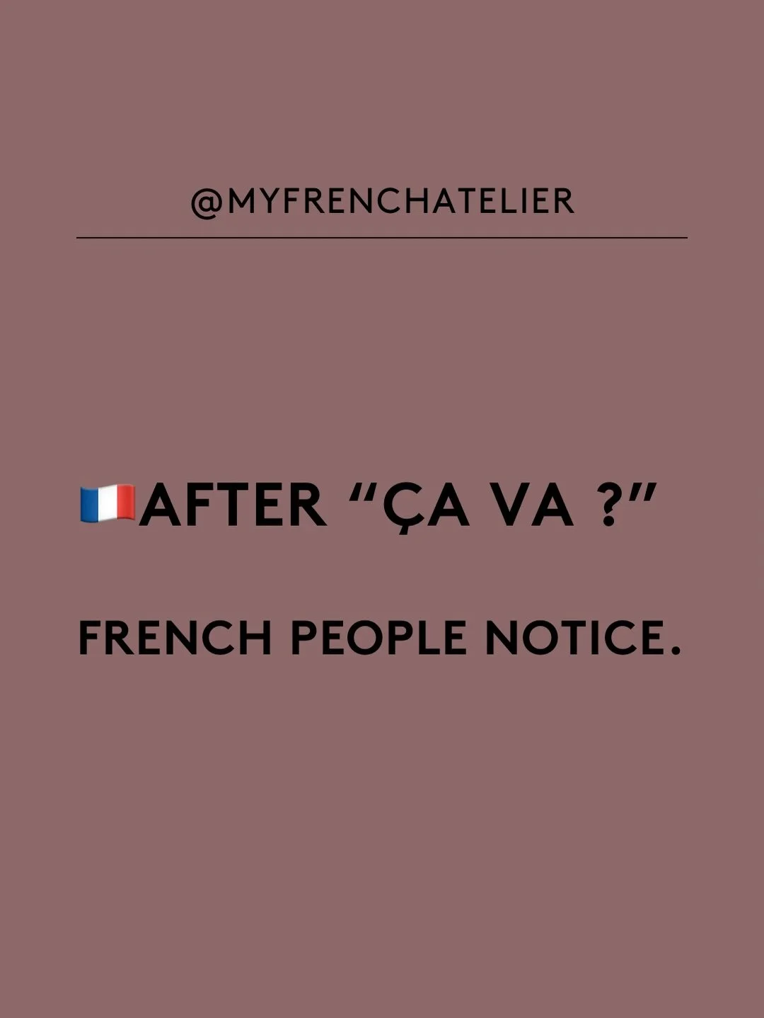 🇫🇷 &ldquo;&Ccedil;a va ?&rdquo; looks easy.

That&rsquo;s where the test starts.

#parislife #frenchculture #frenchhabits
