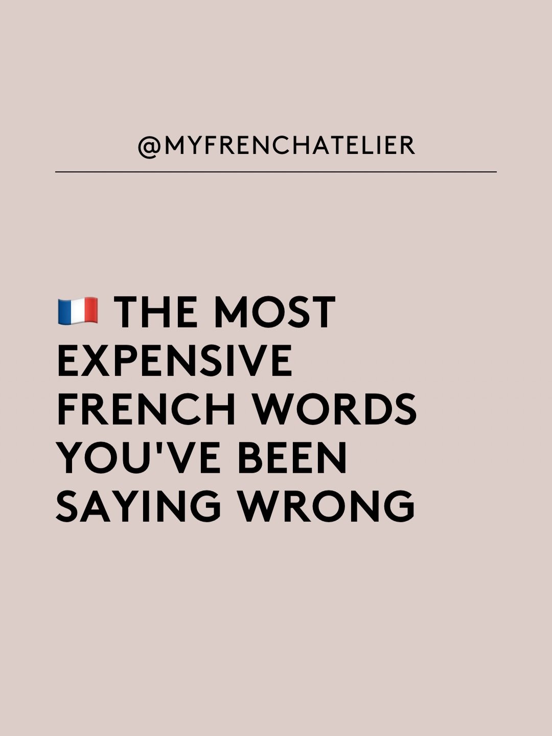 🇫🇷Nobody buys Herm&egrave;s for the pronunciation. 
Still interesting.

@hermes @chanelofficial @moetchandon @louisvuitton @ysl