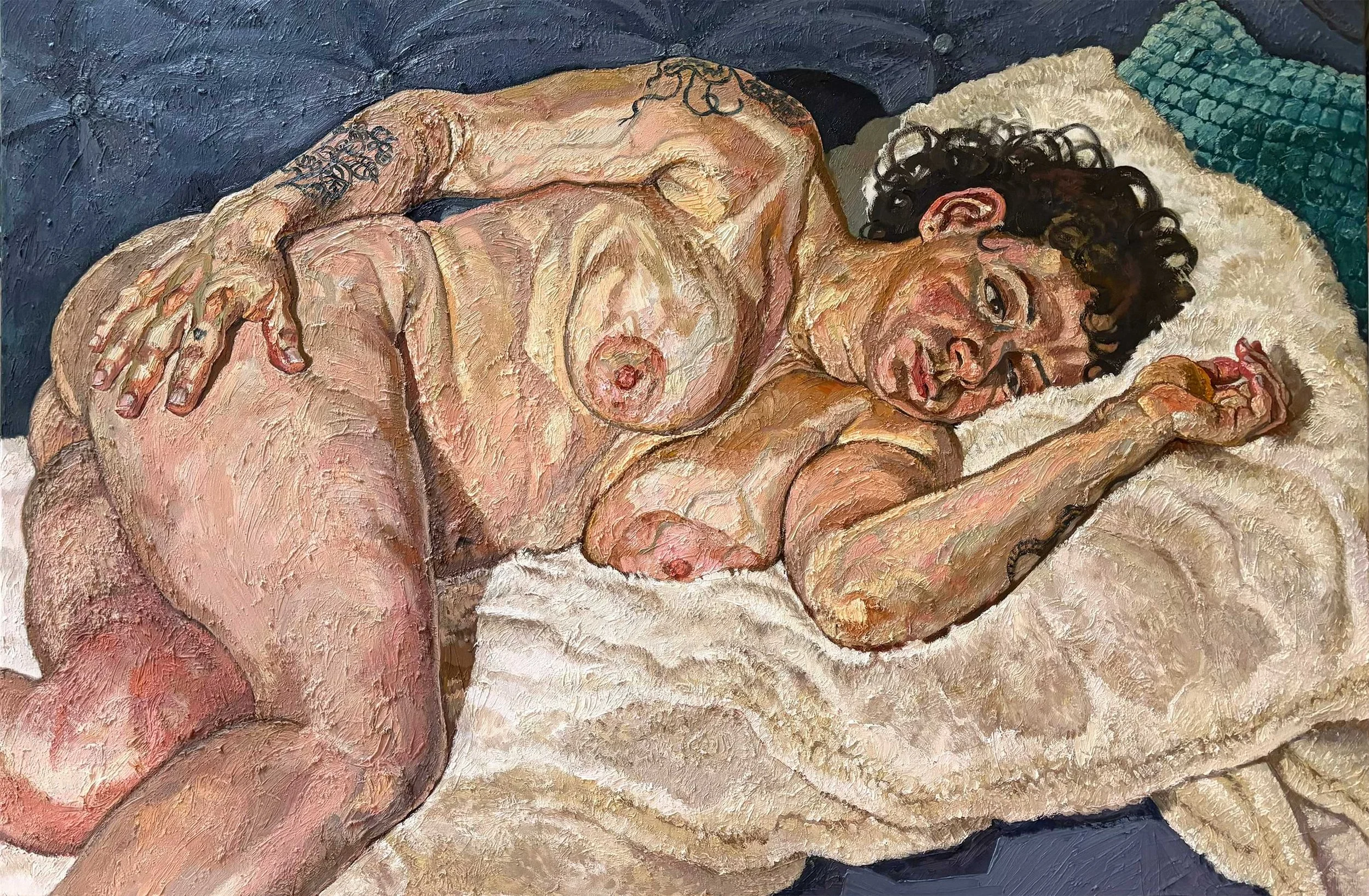 "The Painter's Wife" 2025, oil on canvas, 48x72