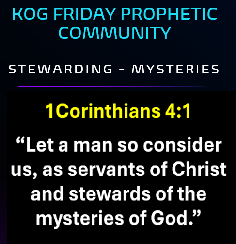 Known of God - Prophetic Evangelism - 1Corinthians 4:1