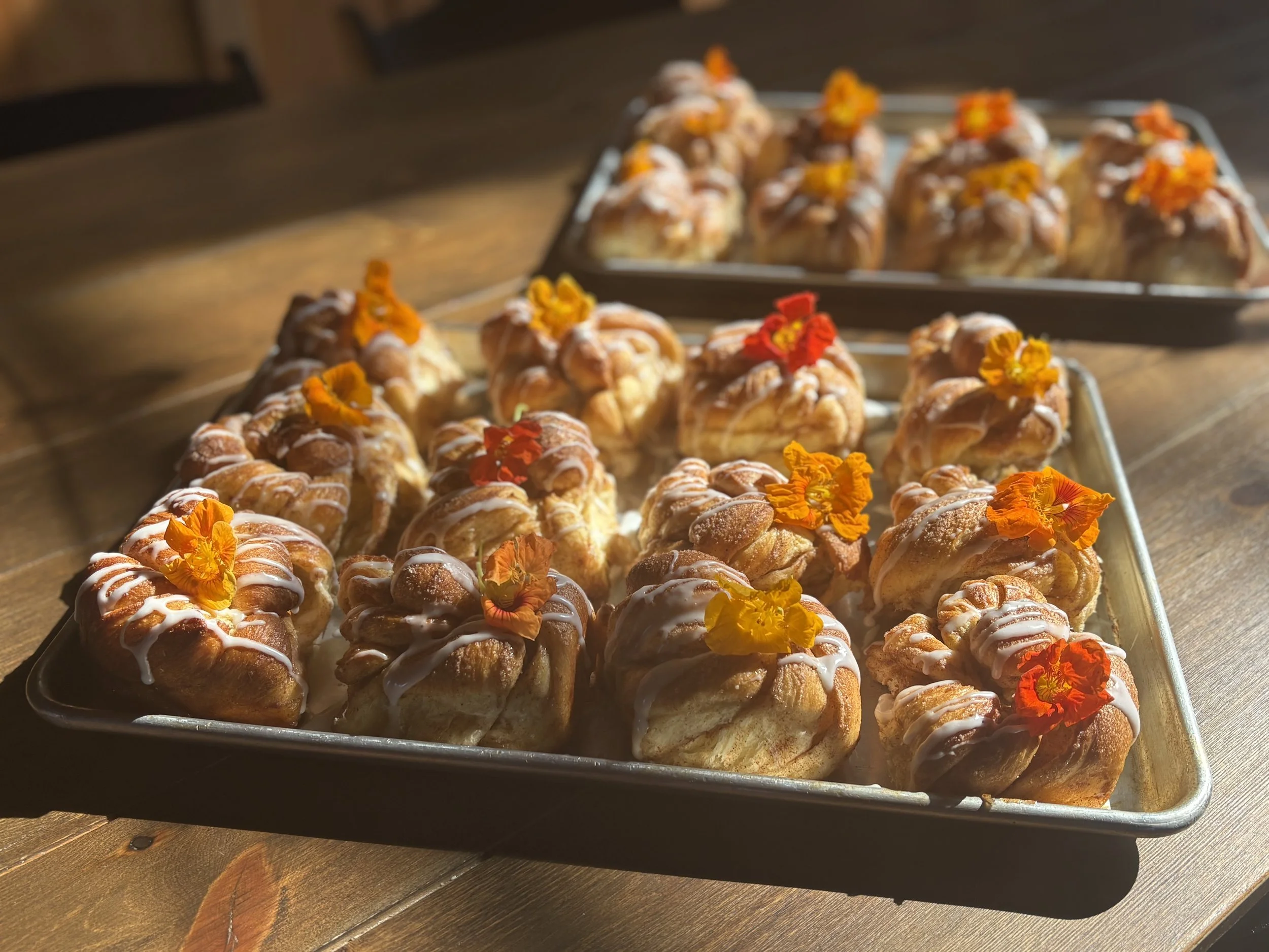 Orange blossom morning buns