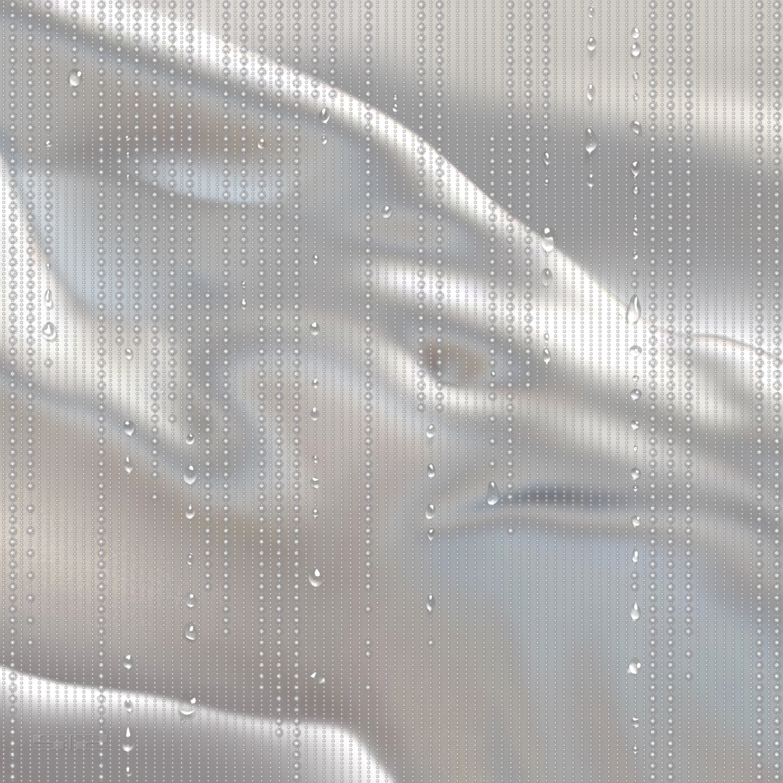 Skintight Skyline, 2024 / photographic + digital media on hot press paper / 27" x 27"