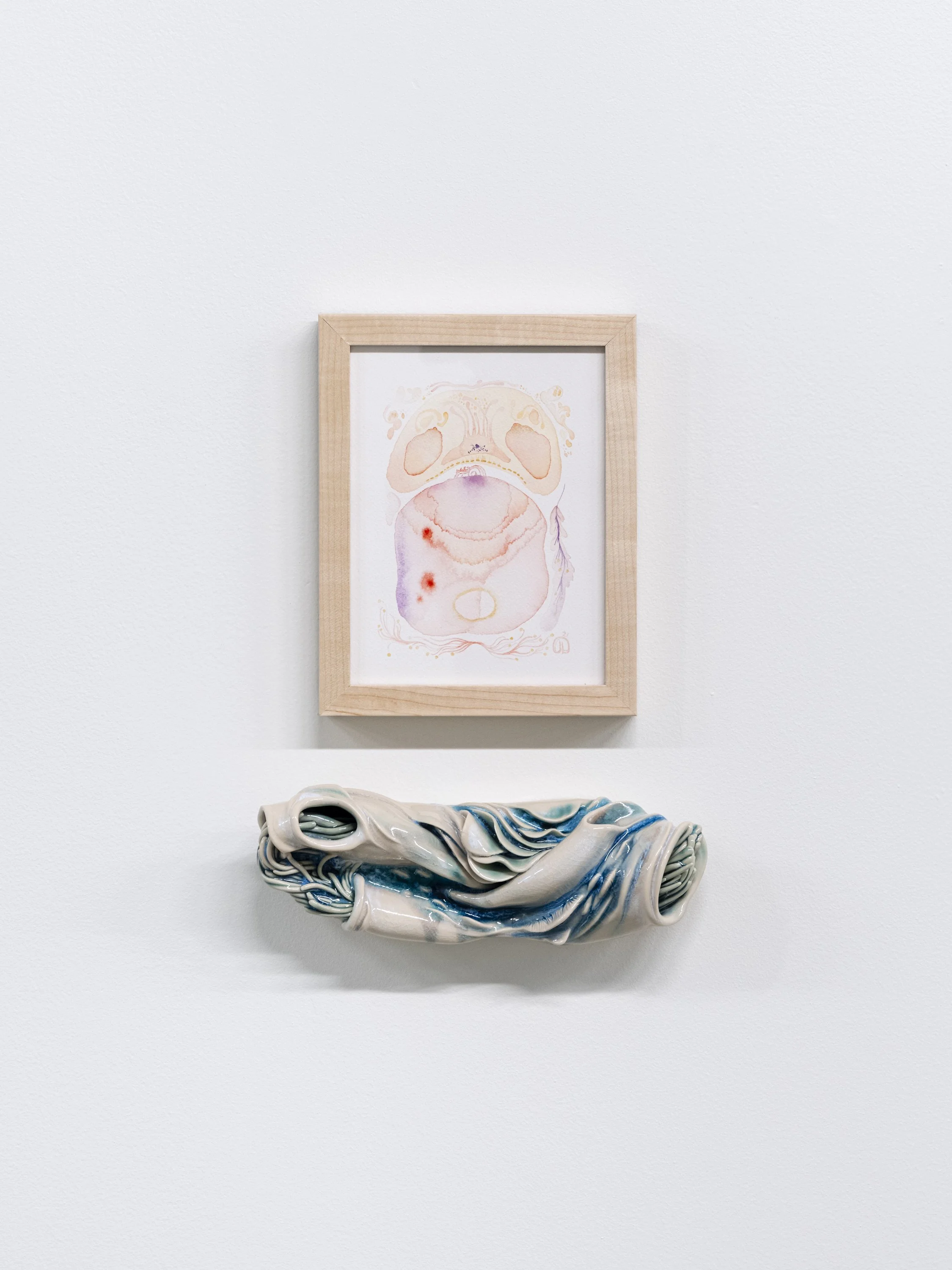 Present Breath, 2021 + Independently Overlapping, Tenderly I Test Your Permeability, 2020