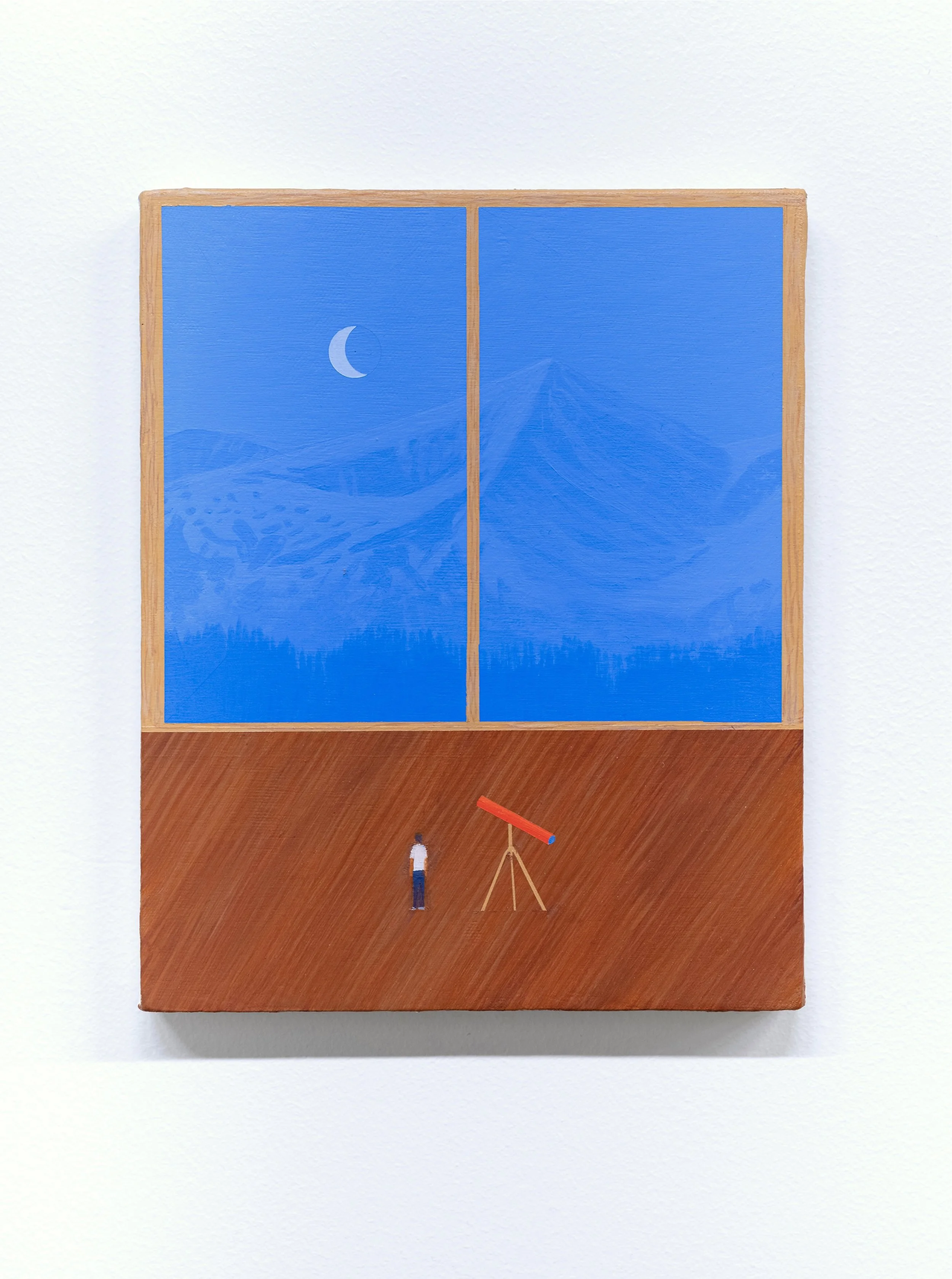 Aitor Lajarin-Encina / View, 2025 / acrylic on canvas / 10” x 8”