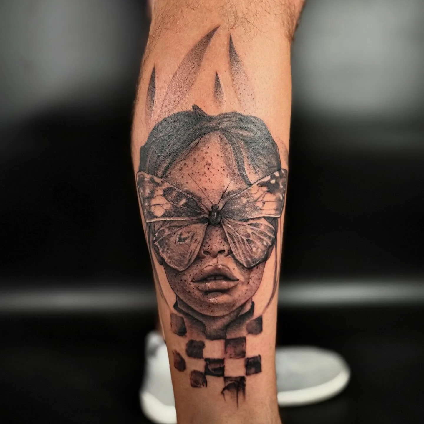 Custom by Carey 🦋

Carey really enjoys tattooing lady faces, soft &amp; subtle or gothic &amp; gore, he would love to do more! DM or email him directly to book.
@liu.artcollective