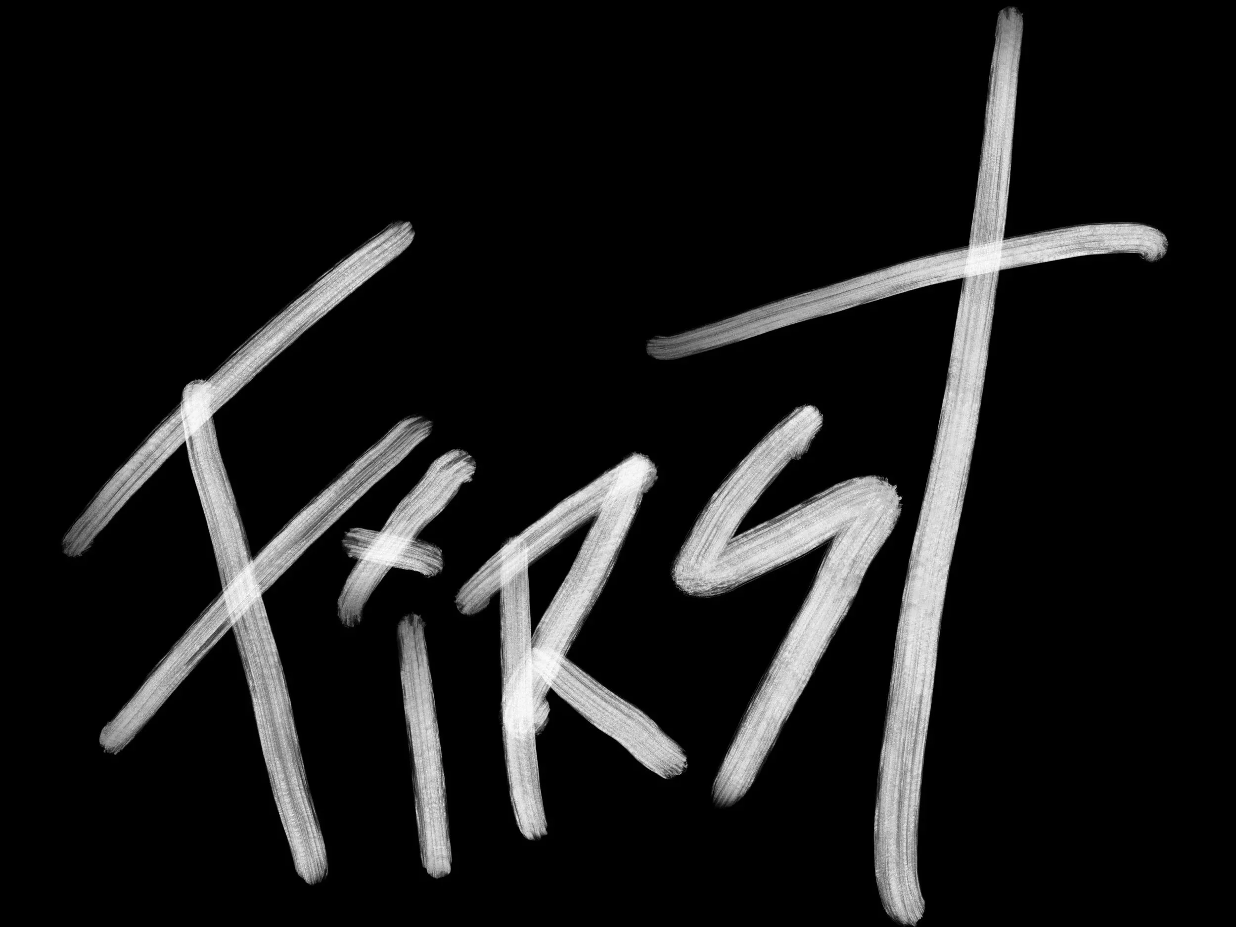 The word "Trust" written in white on a black background