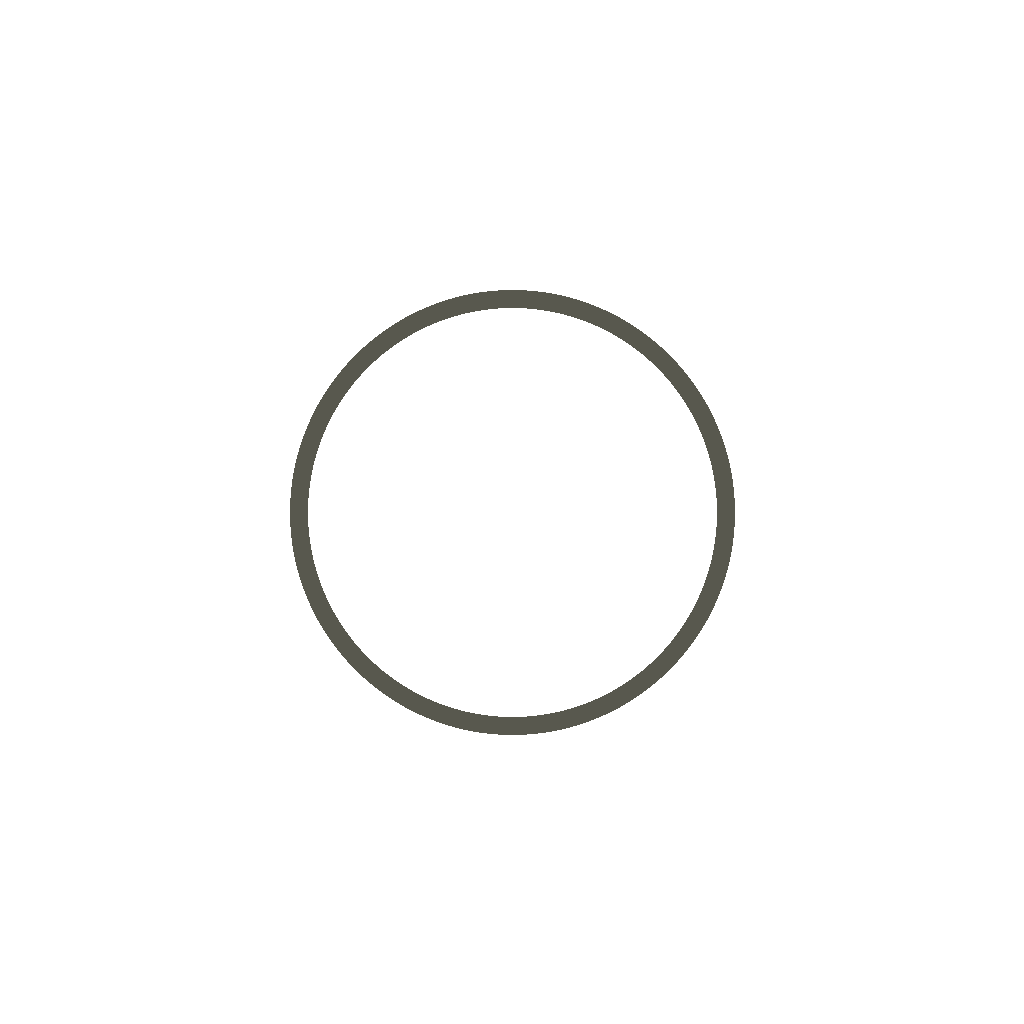 A circle outline with a smaller circle inside, on a plain white background.