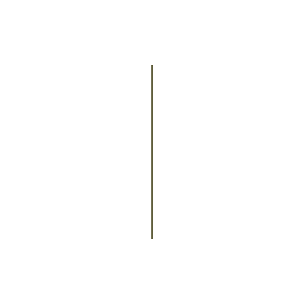 A white background with two black or dark gray lines forming a thin cross or plus sign in the center.