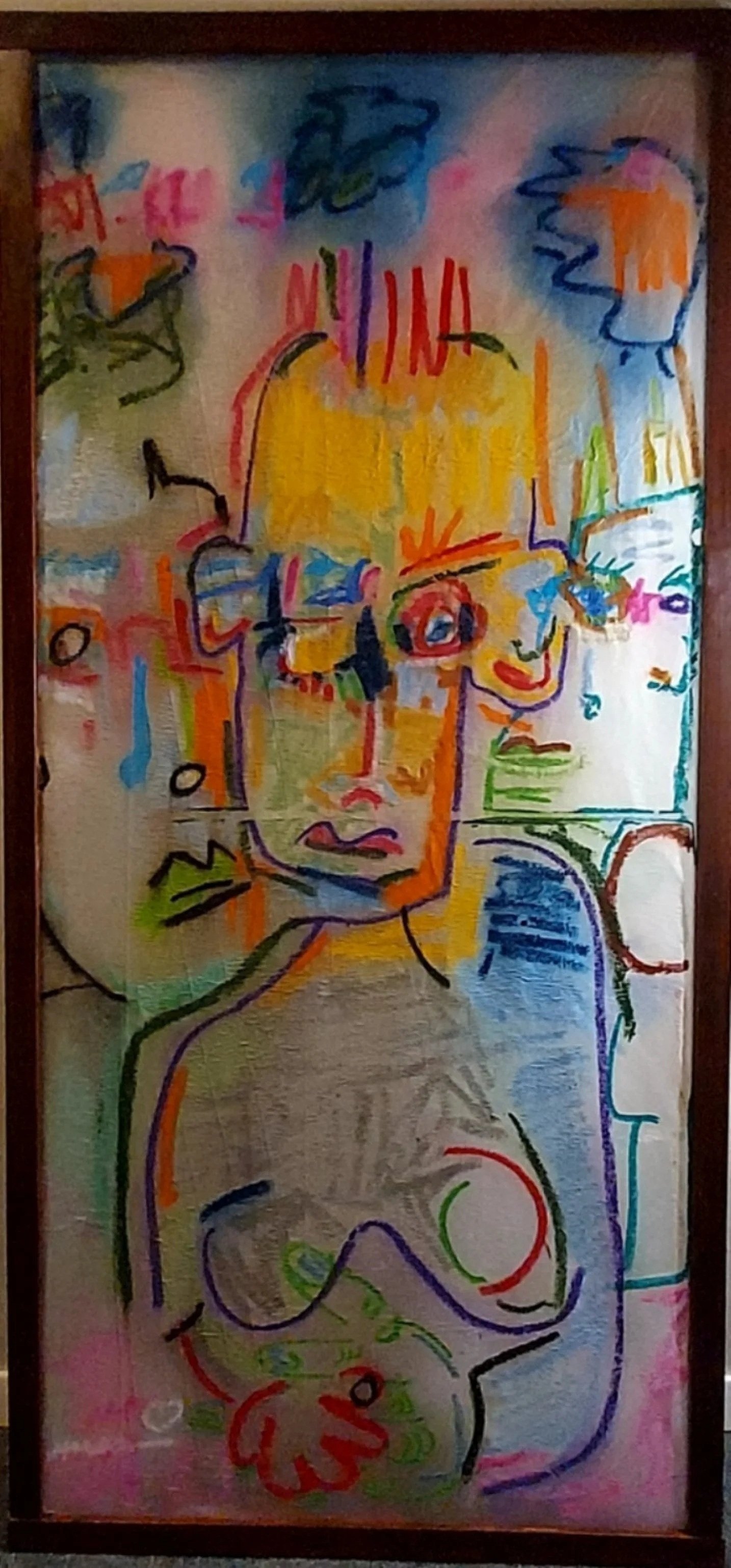 BETWEEN SIGNALS — figure emerging through interference and interruption