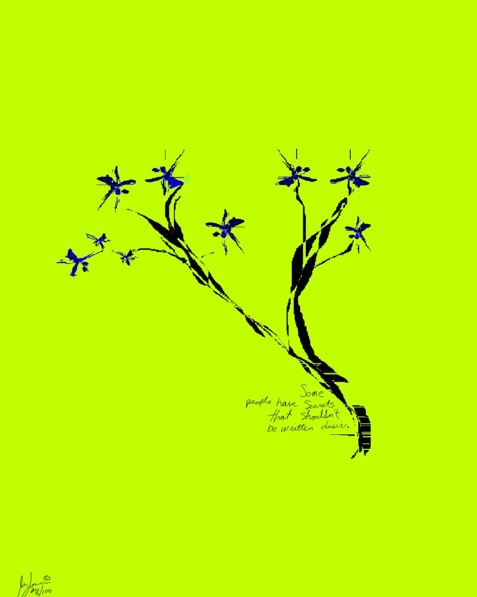 SECRETS ON A VINE — private thoughts carried quietly