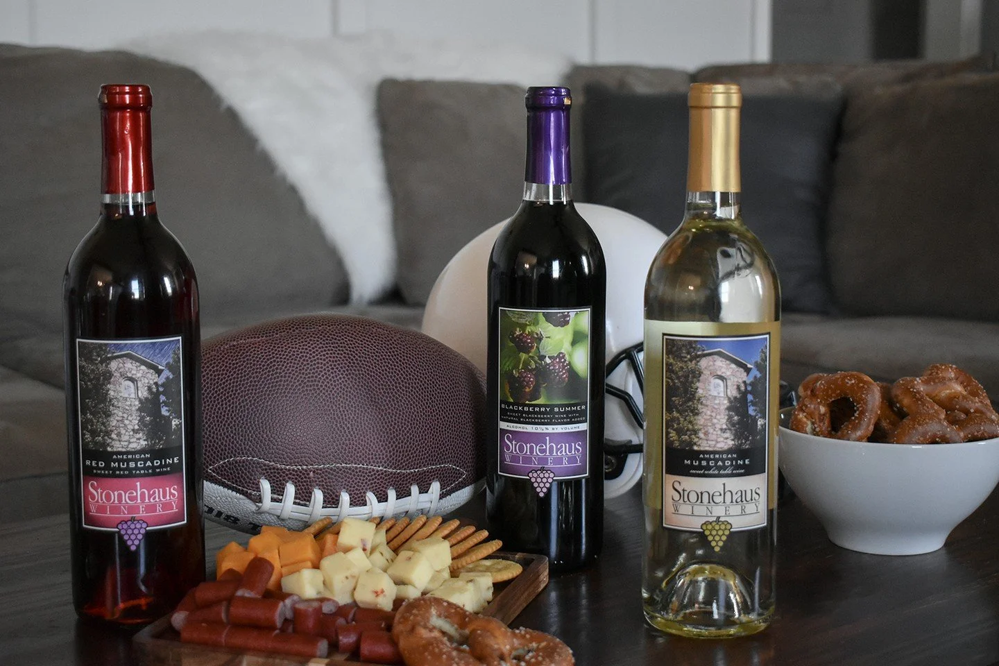 We don't know about you, but we are putting our own team together for the big football game next month. A much sweeter party! Stop by your local grocery store or liquor store and ask for us. You can also use the wine locator on our website to see who