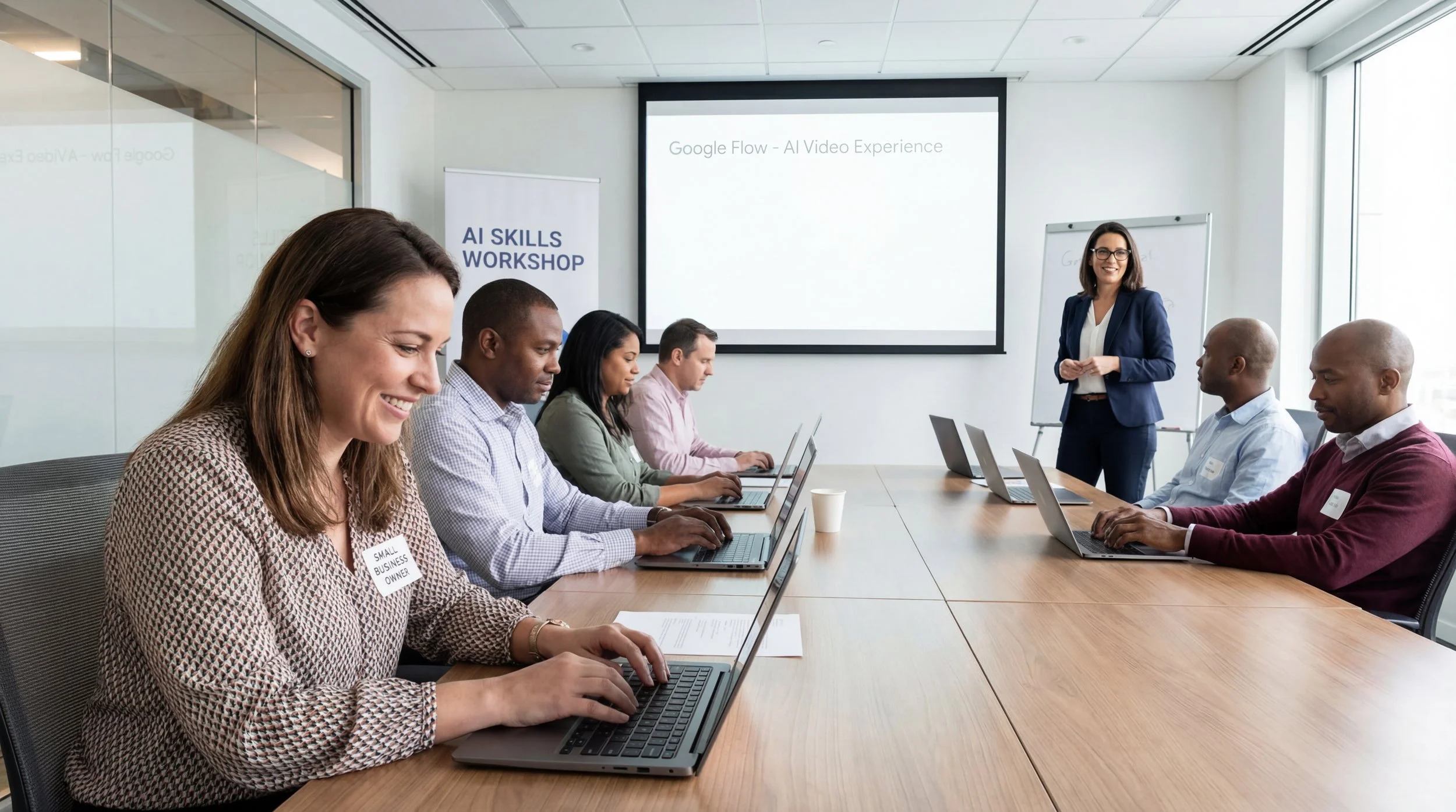 hands on AI video creation experience for all ages and professions.