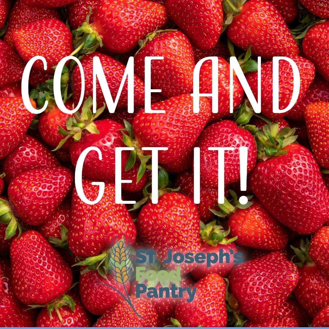 We are closed now for the rest of the week and weekend, but we set strawberries outside for the community to come and take. Please share this post and help us spread the word!