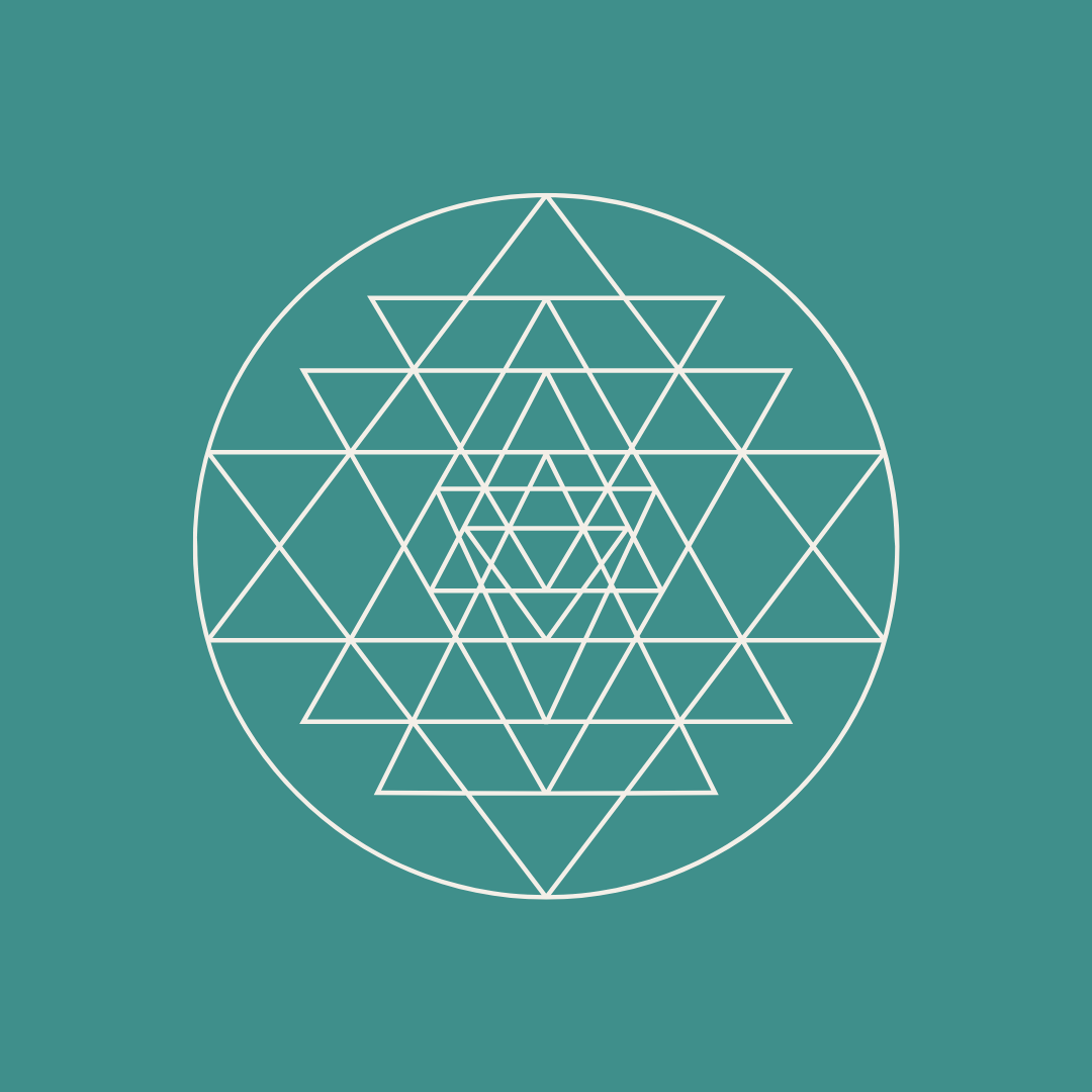 A Sri yantra 