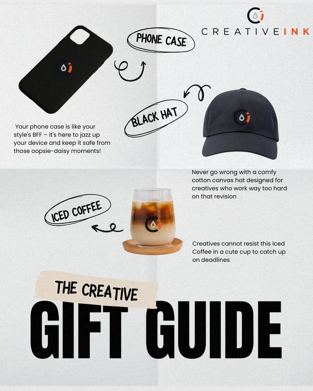 #holidaygiftguide #promoitems #branded #merch #movies #logo #promotionalproducts #swag #holiday #creativeinkmktg