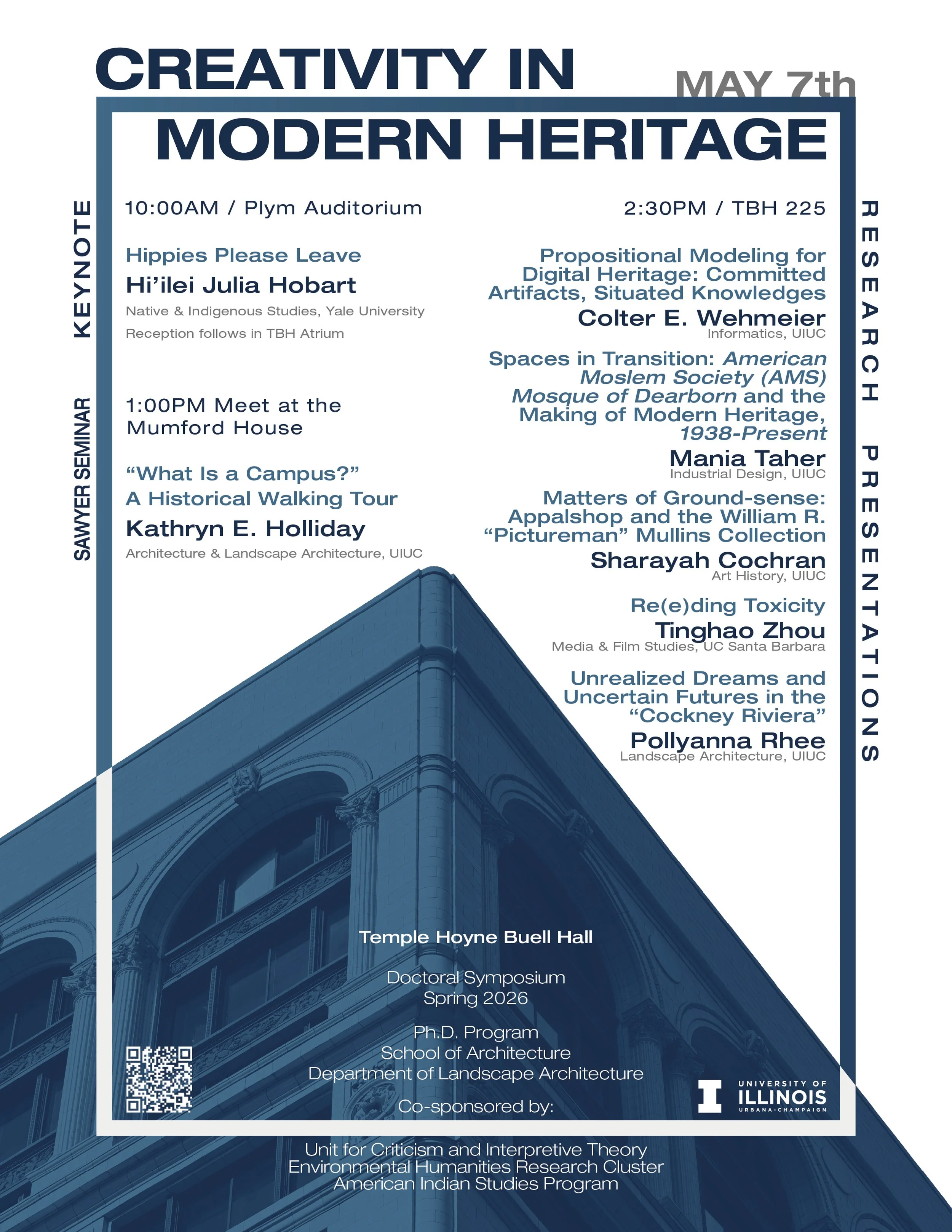 Creativity in Modern Heritage Symposium at UIUC