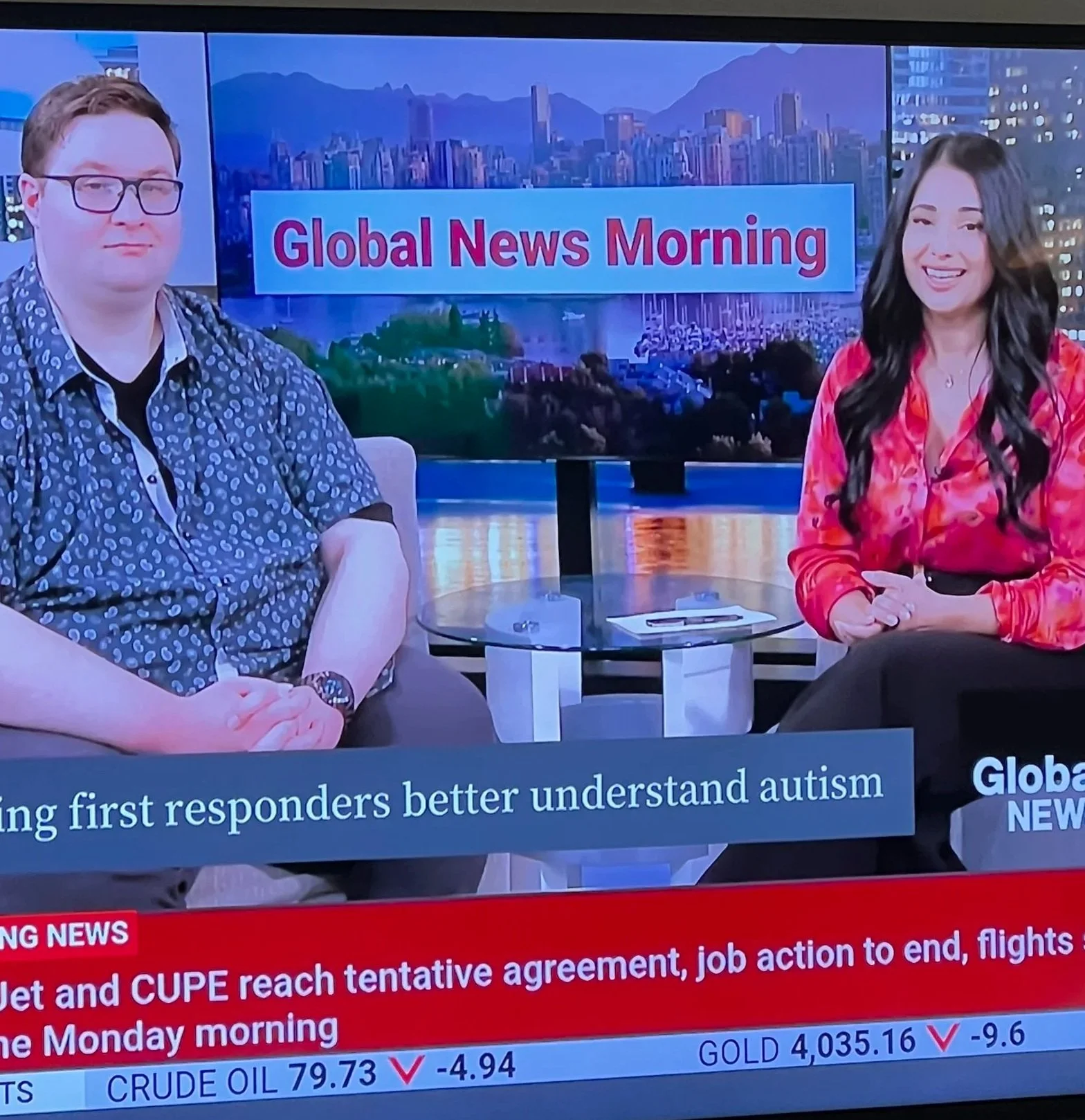 Sylvain Formo and Sonia Sunger on Global News BC