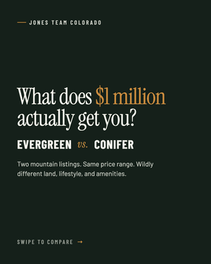 What does $1 million actually get you? Evergreen vs. Conifer.