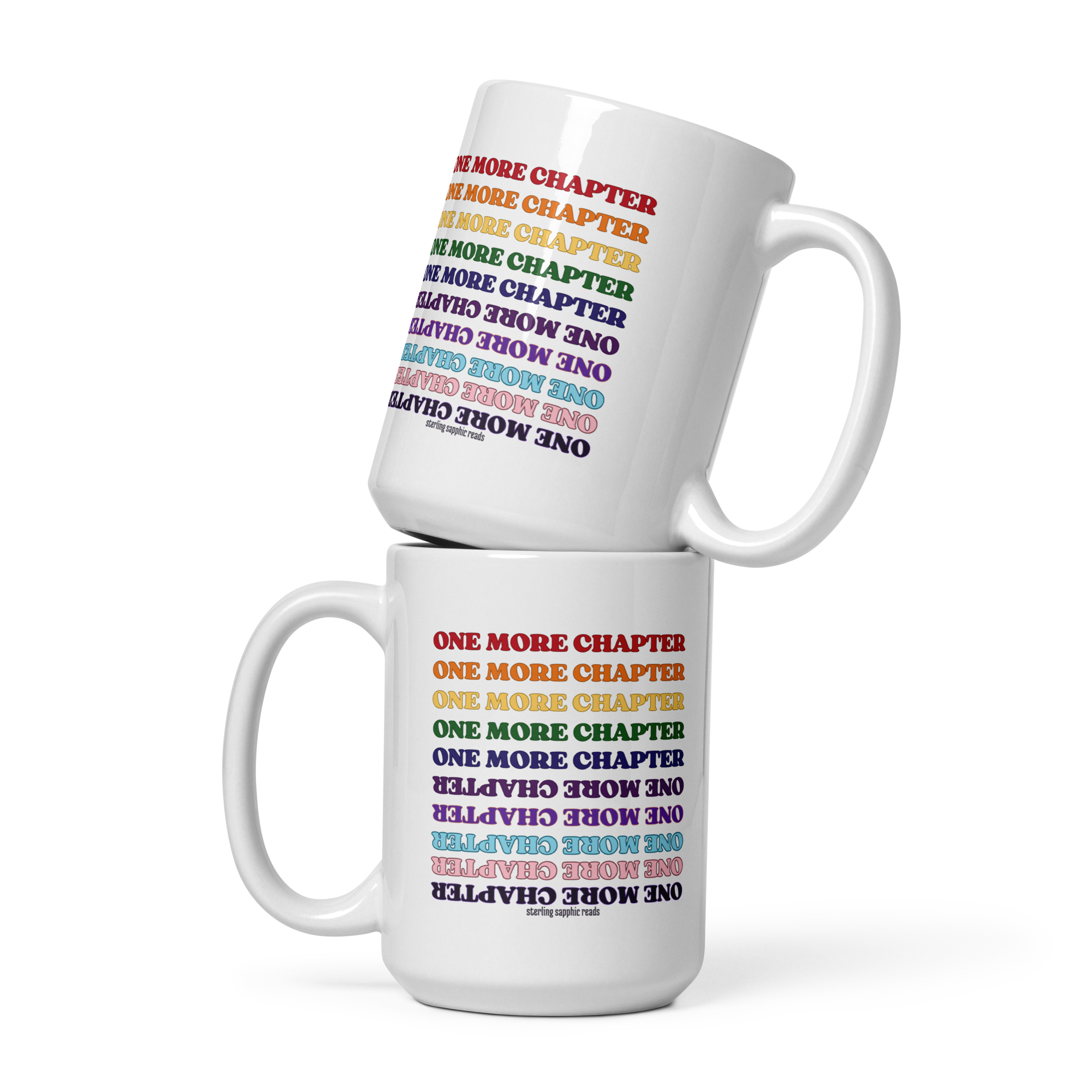 Pride One More Chapter White glossy mug