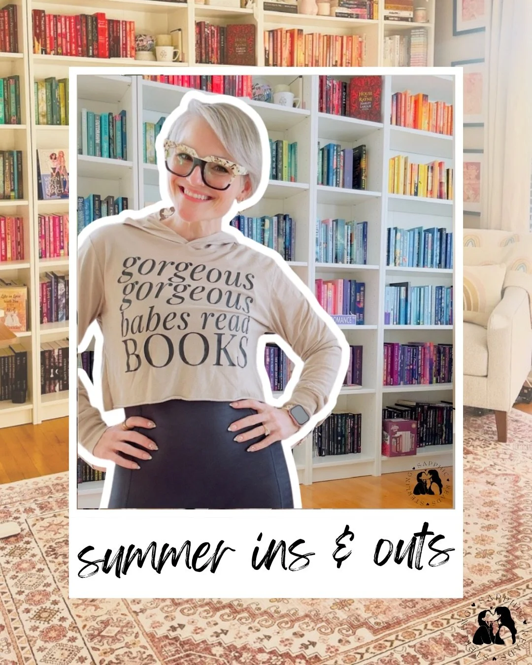 bookish summer ins &amp; outs, and I invite you along. ☀️📚

IN this summer:
slow reading with zero guilt. prioritizing rest without apology. supporting small creators with my whole chest. saying yes to new things even when they scare me. getting out