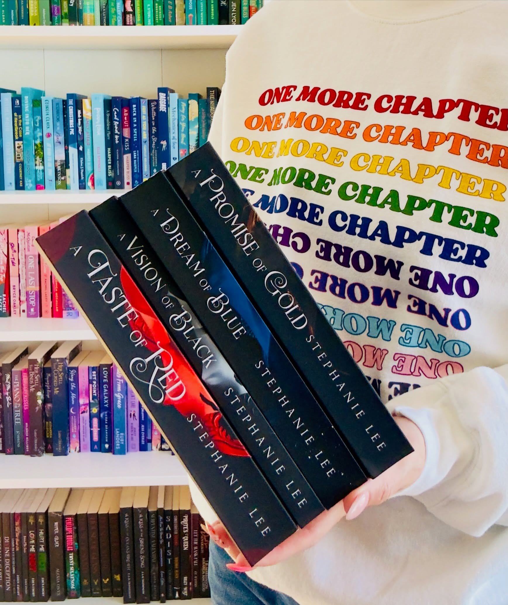 New books came in the mail and they are DEVASTATING me. This is the Magick and Malice series by Stephanie Lee AND I bought straight from her webstore because buy direct, support indie authors, always. When an author is putting this much heart (and th