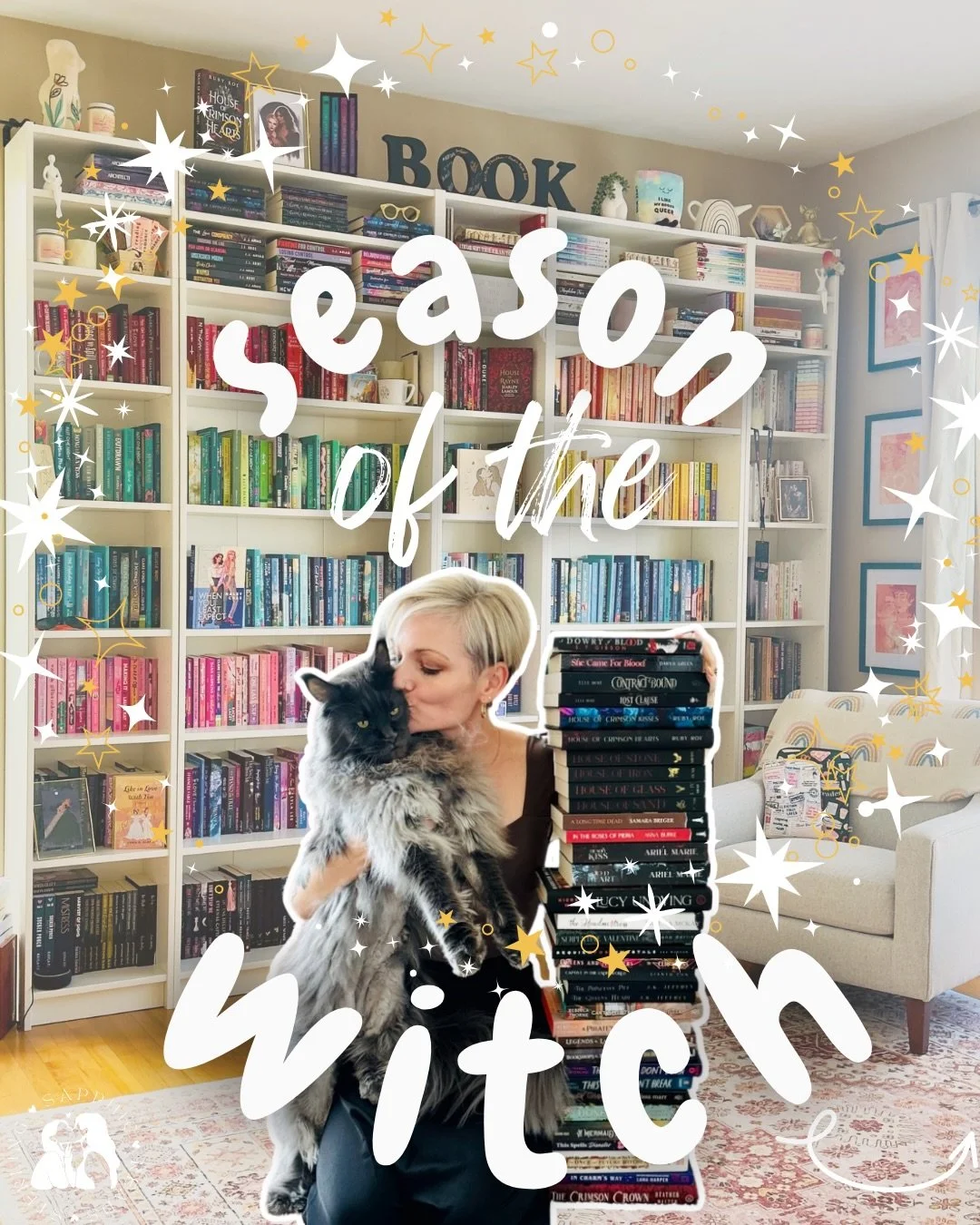 🧙&zwj;♀️🌙 SEASON OF THE SAPPHIC WITCH 🌙🧙&zwj;♀️

Sapphic witches, babes. There is a spell for every mood, from cozy to chaotic, and I have recs to wreck your TBR. 🕯️
Today I&rsquo;m bringing you my witchy picks. Some of these I have read and LOO