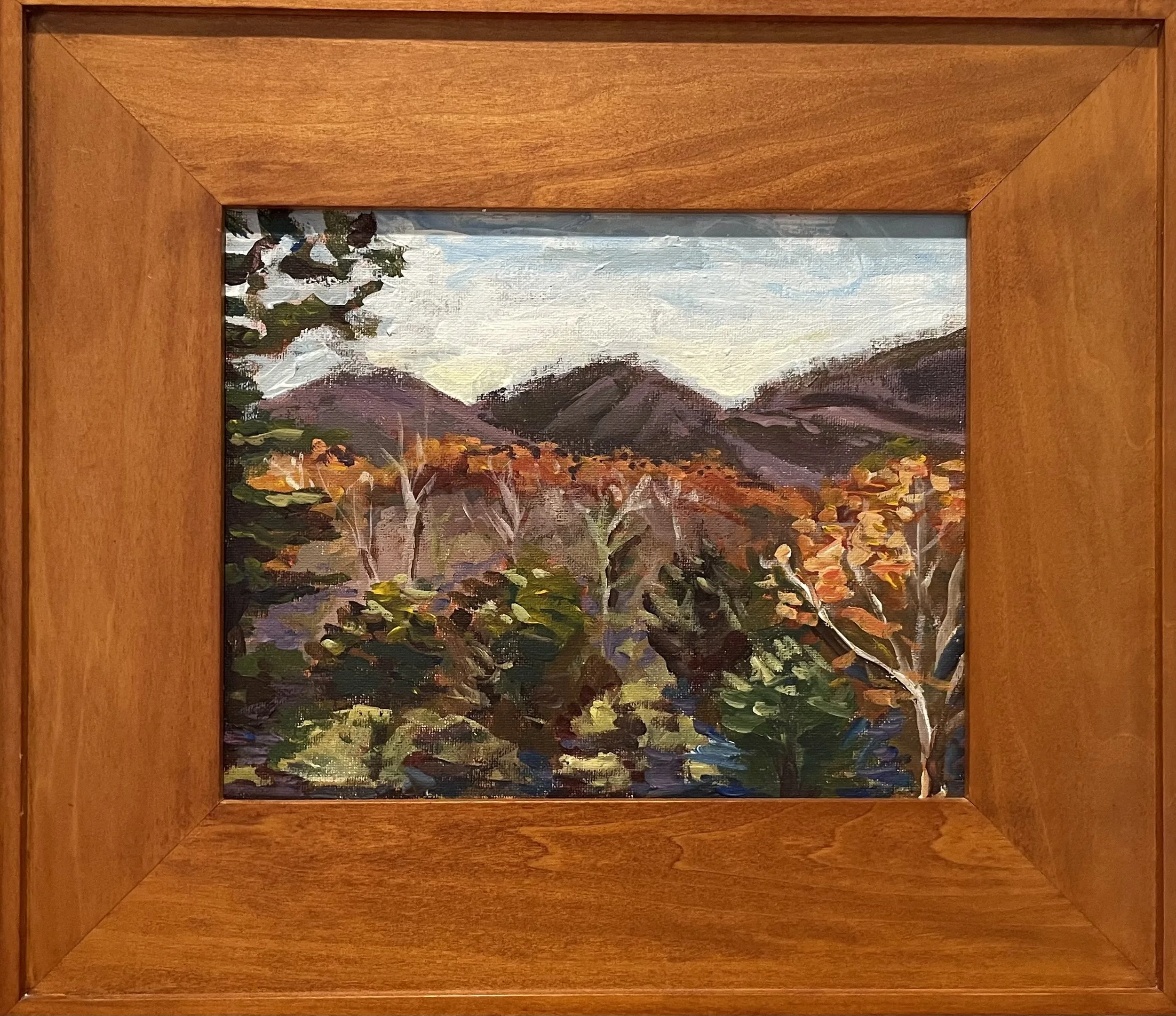 SOLD "Pisgah View" 8x10 oil