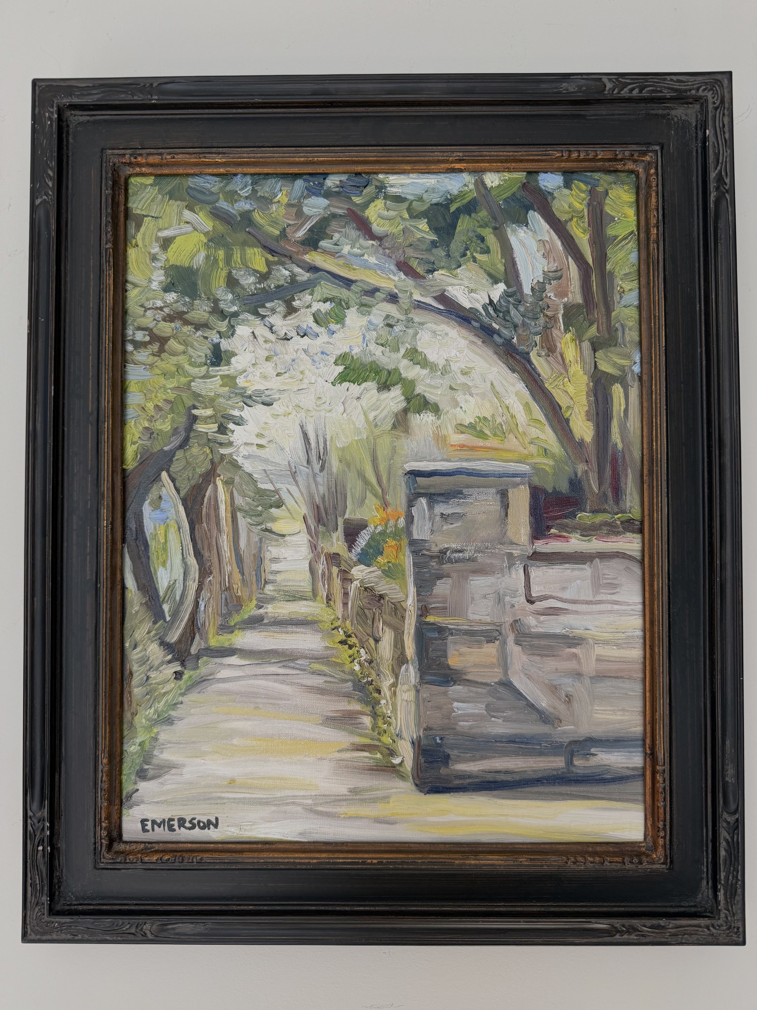 SOLD, "Cumberland Tunnel" 11x14, plein air submission to Montford Plein Air Festival 2026.