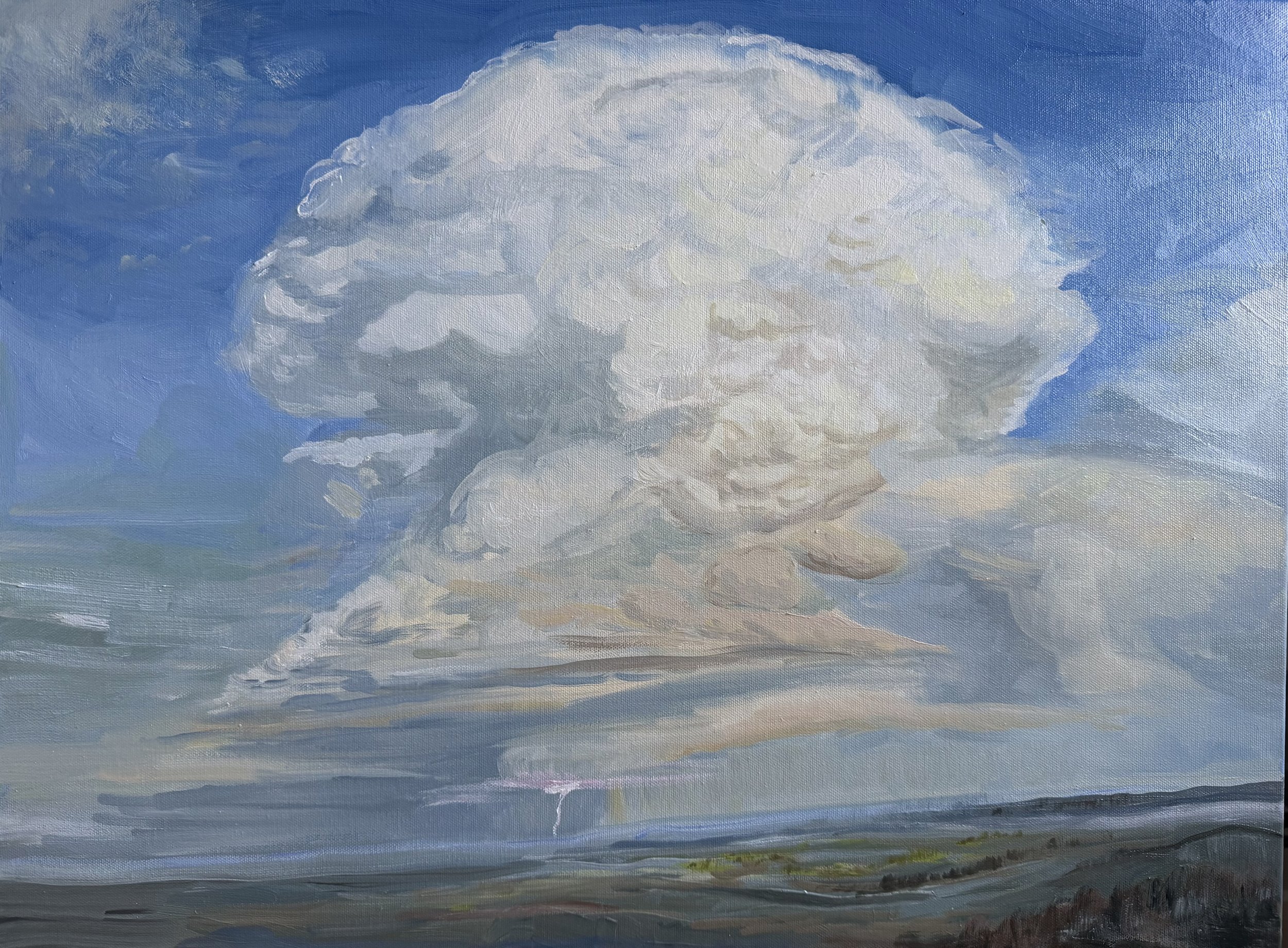 NFS  "Thunderhead" 20x16 oil on canvas, unframed