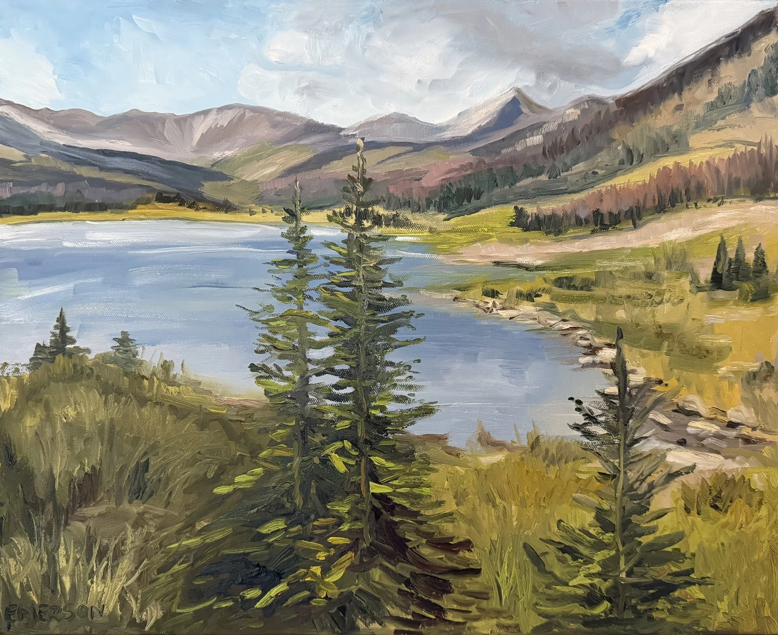 SOLD, "Colorado Jewel" 20x16 oil on canvas