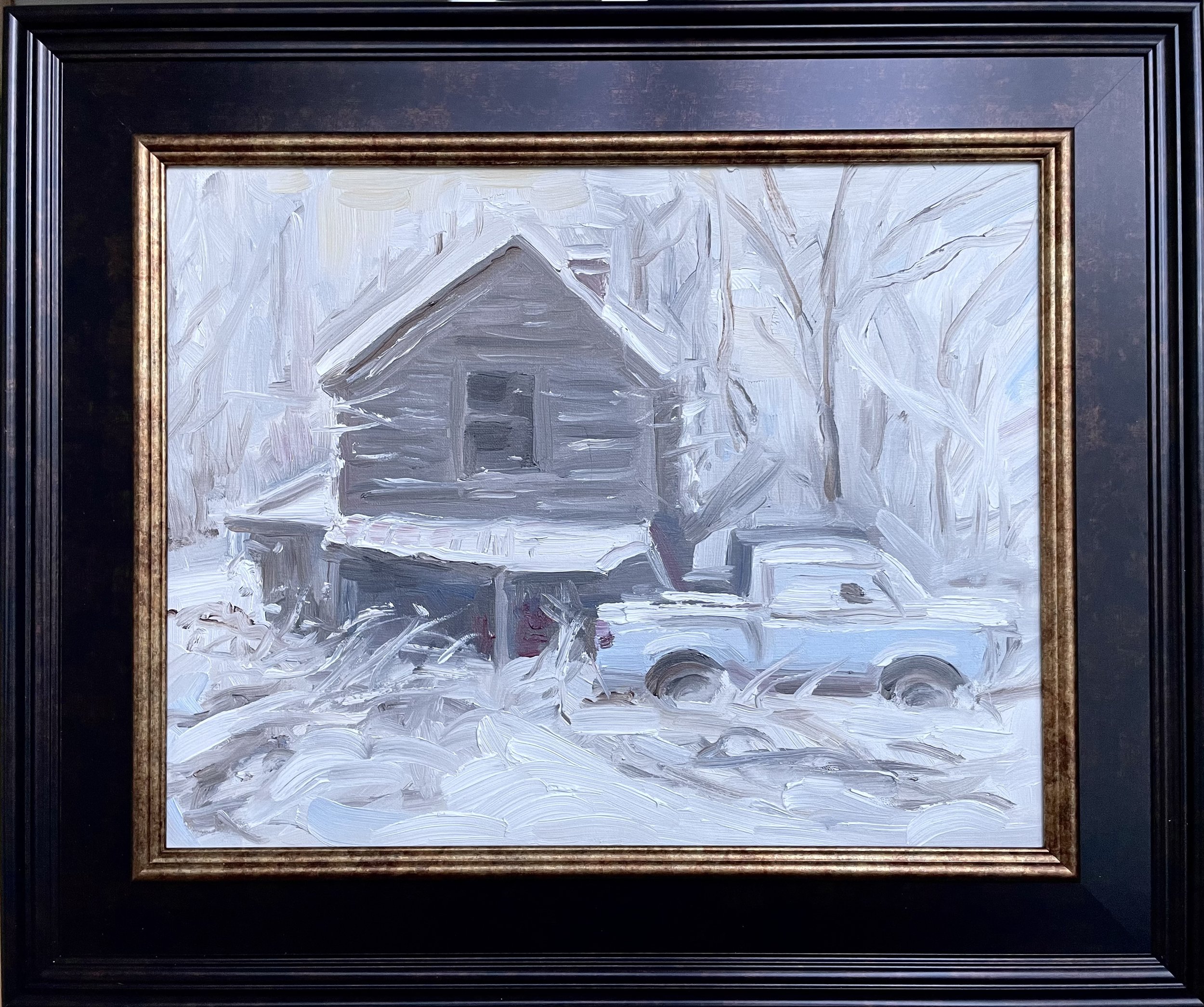 "Bearing the Load" 16x12 oil on linen panel