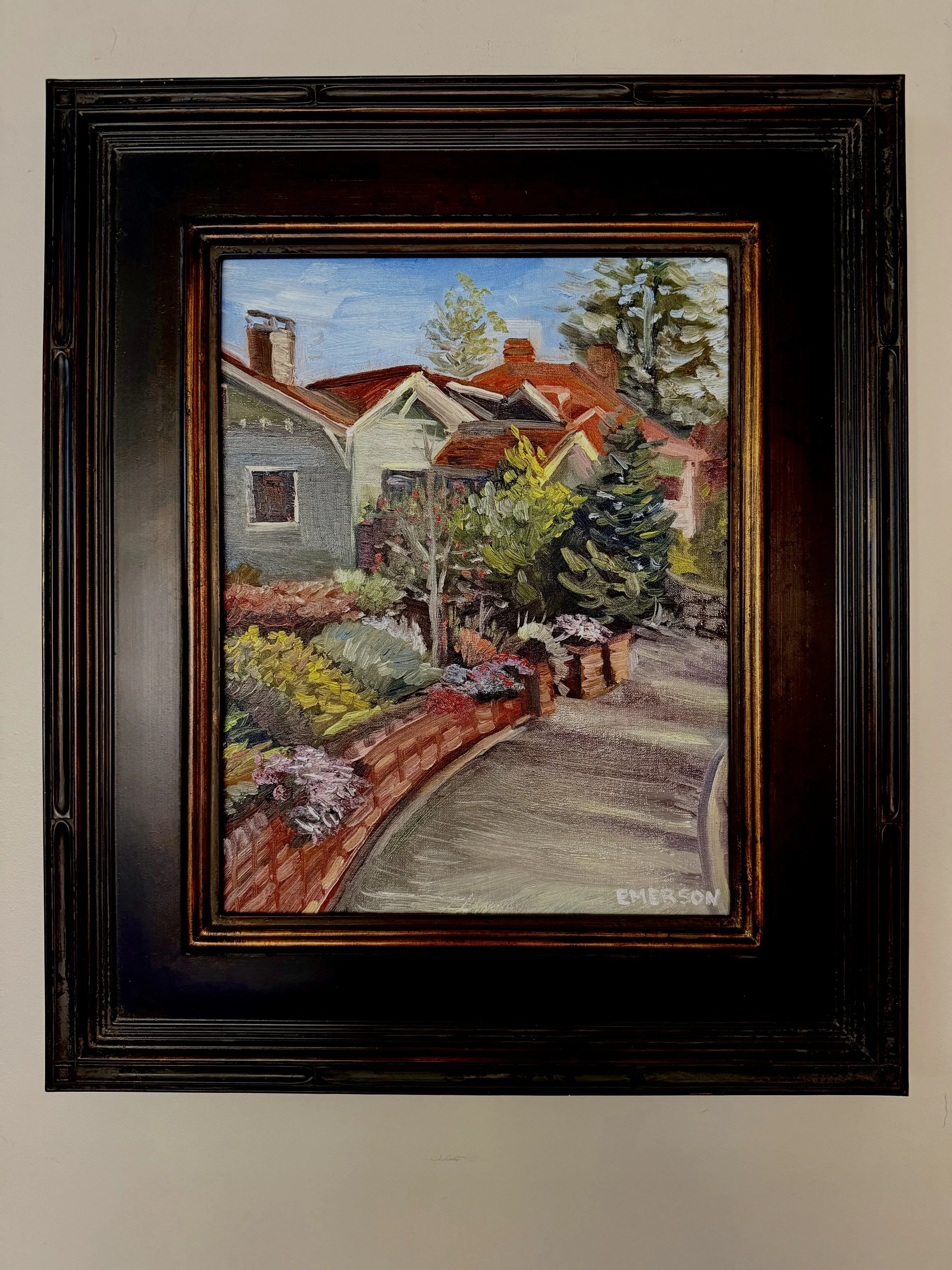 SOLD, "Phlox Season" 11x14 Plein Air submission to Montford Plein Air Festival 2026.