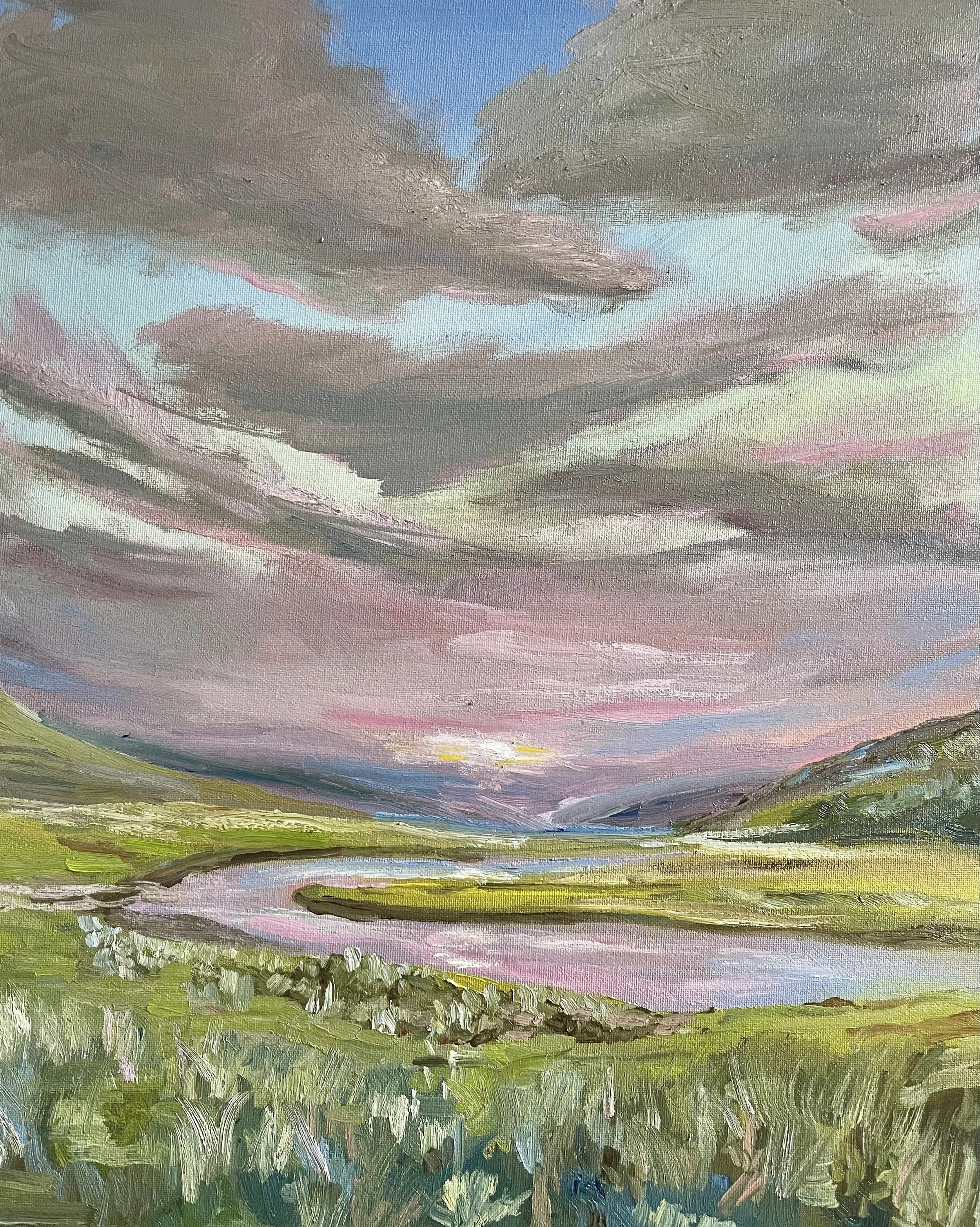 "Exuberance" 16x20 oil on cotton panel