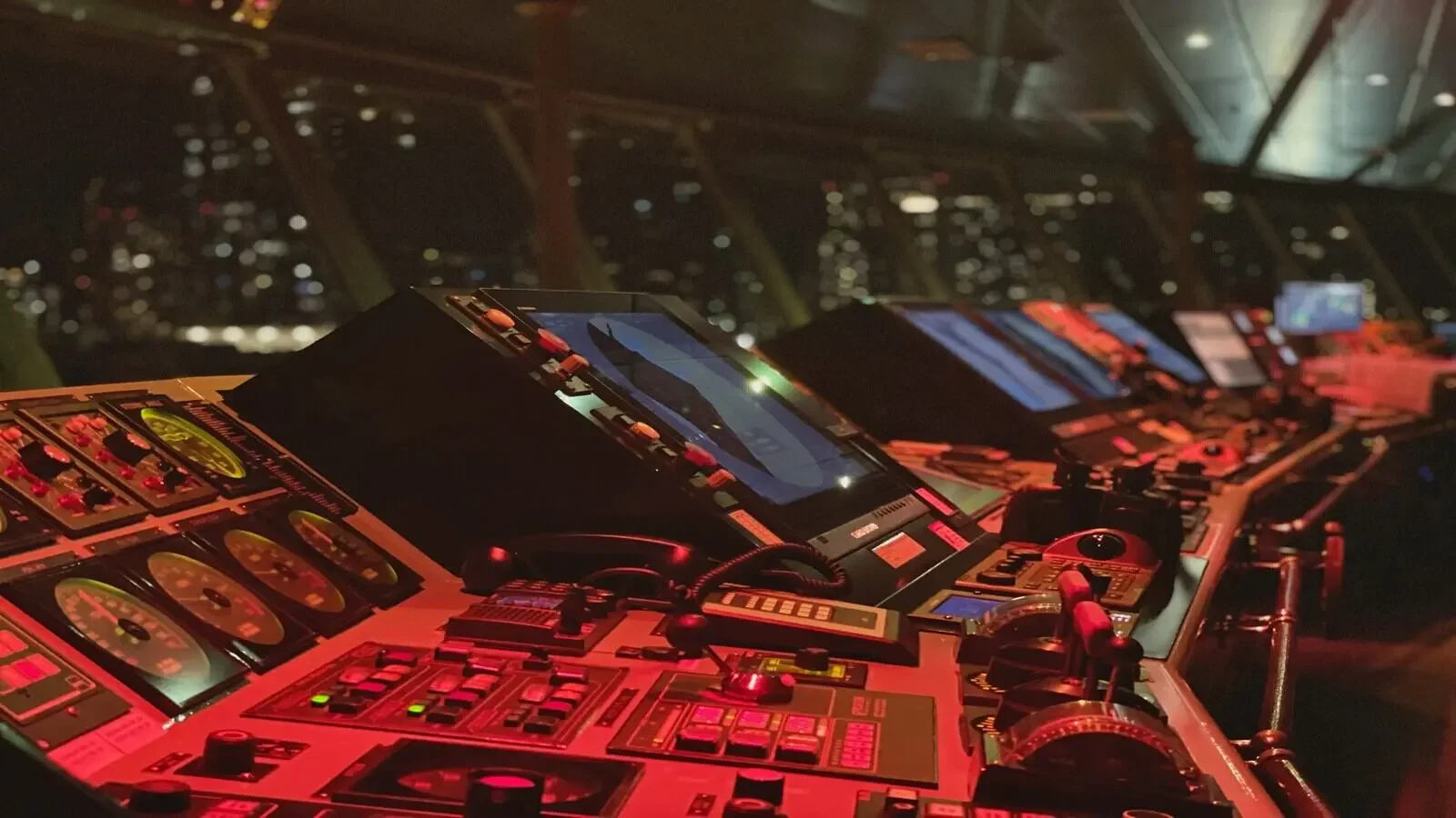 Digital operations control room with real-time analytics dashboards enabling technology-driven business operations