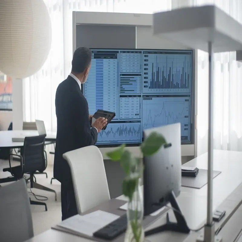 Executive analyzing investment opportunities and strategic growth priorities across Asian markets
