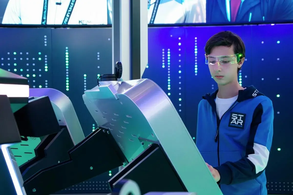 Advanced manufacturing and AI-driven industrial systems illustrating the future of South Korean competitiveness
