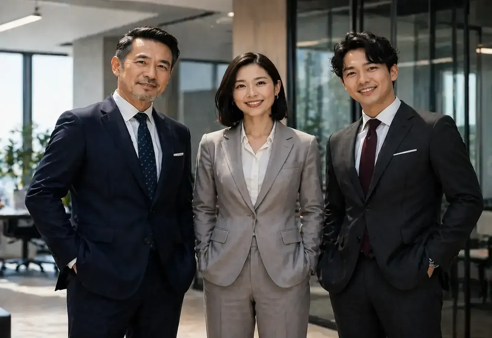 Three Elite Strategy business consultants in Korea office representing our strategic advisory firm in Korea and Asia