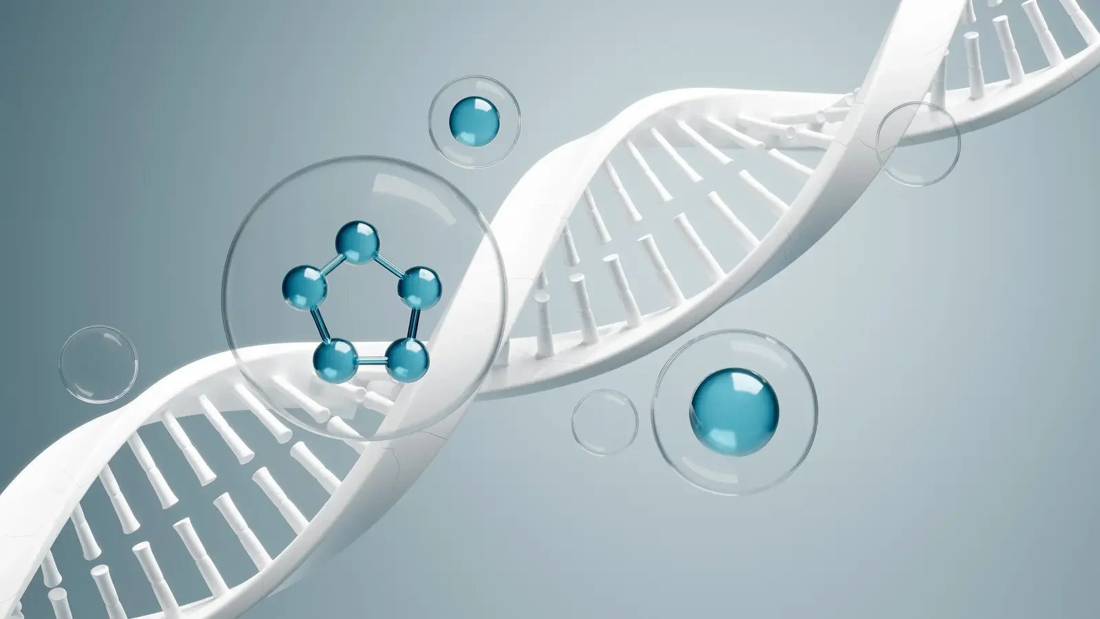 Image of Genes symbolising Life Sciences