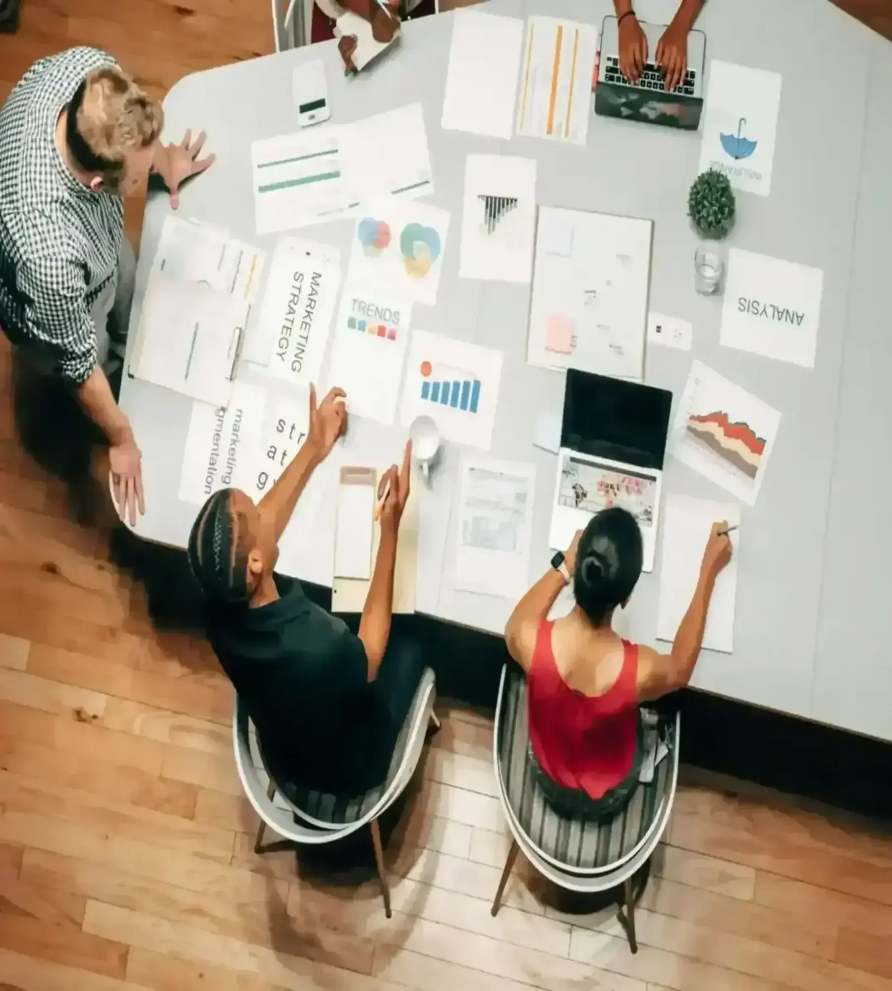 Image of a Team working on Strategies for expansion