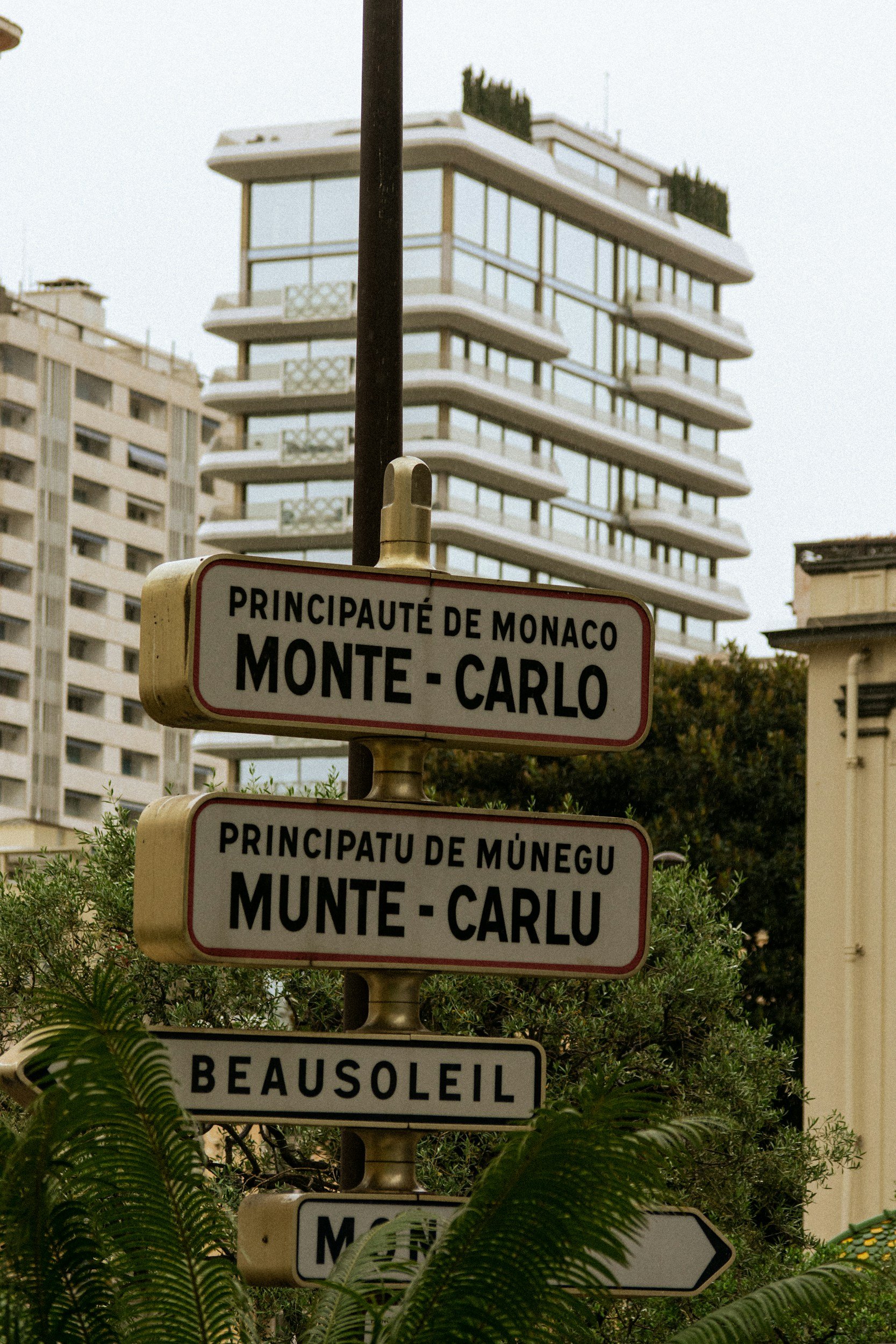 monte-carlo town sign