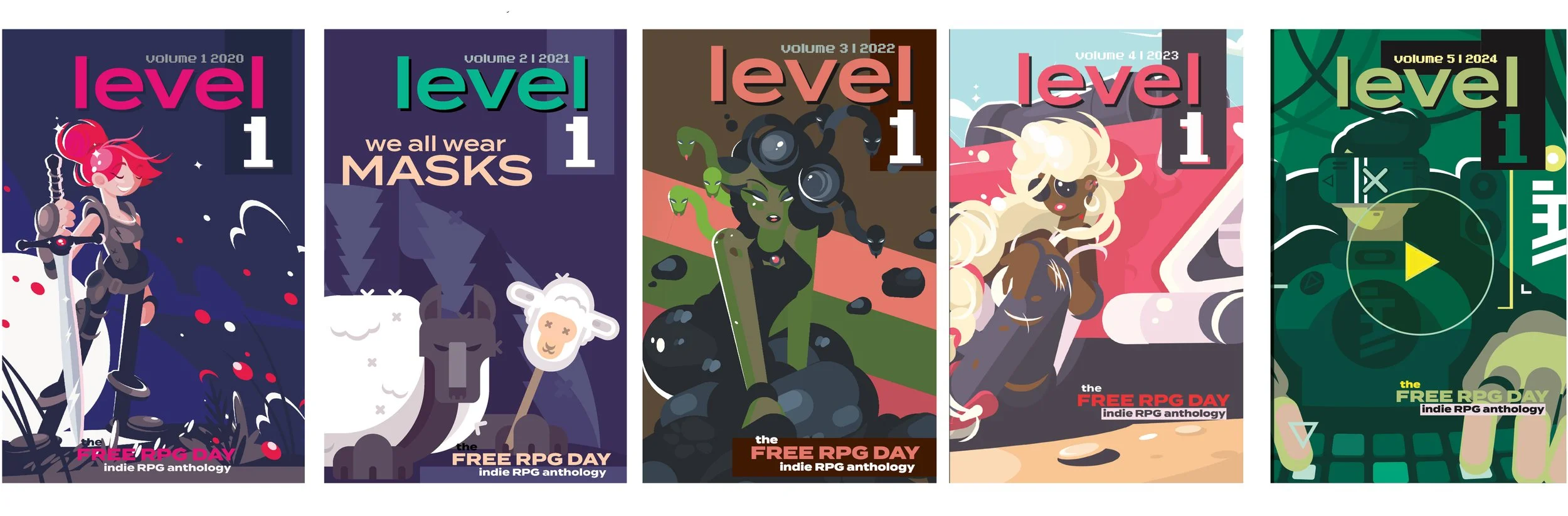 Level 1 Anthologies - 9th Level Games - Book Design & Layout