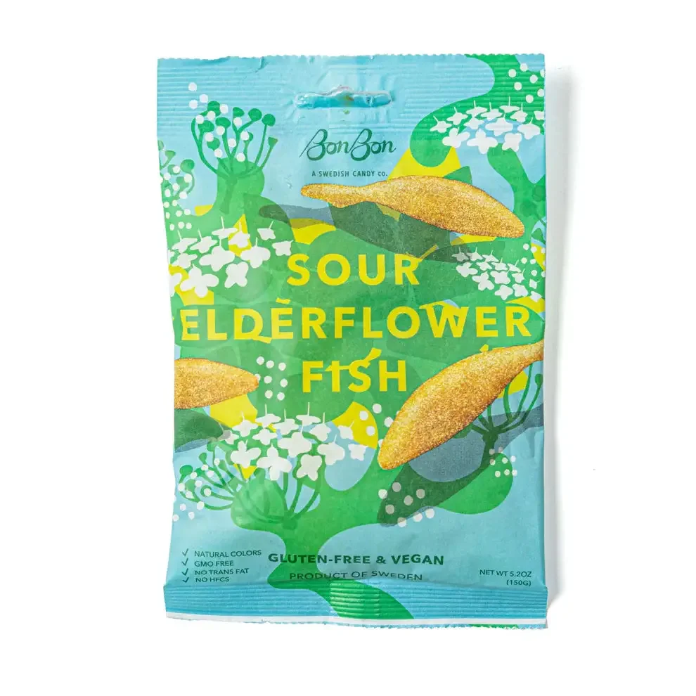BonBon's Sour Elderflower Fish 5.2 oz